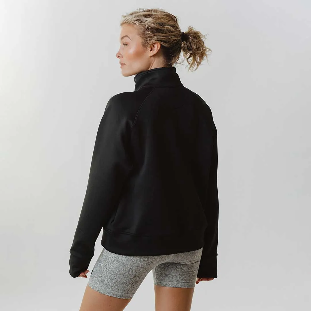 Utah Oxford Zip-Up, Black early spring