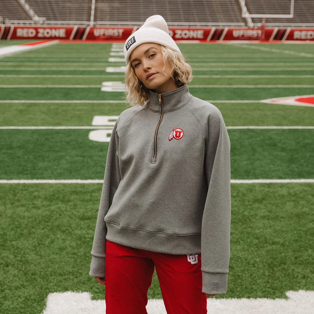 Utah Oxford Zip-Up, Grey Feathers warm zone