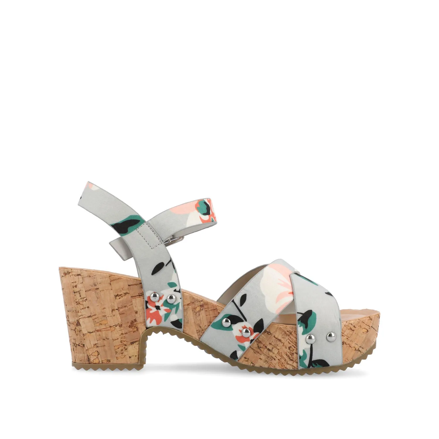 VALENTINA HEELED SANDALS IN FAUX LEATHER move light