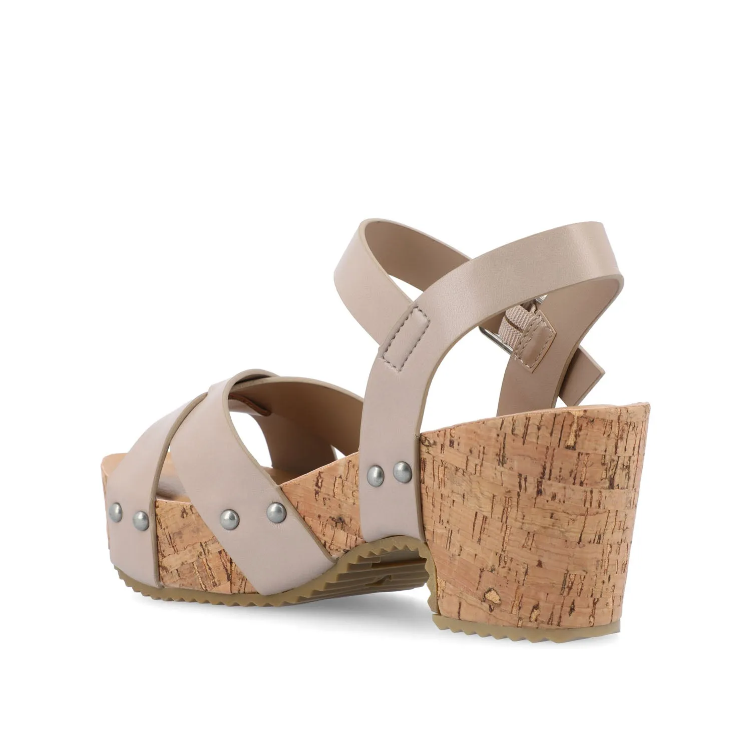 VALENTINA HEELED SANDALS IN FAUX LEATHER move light