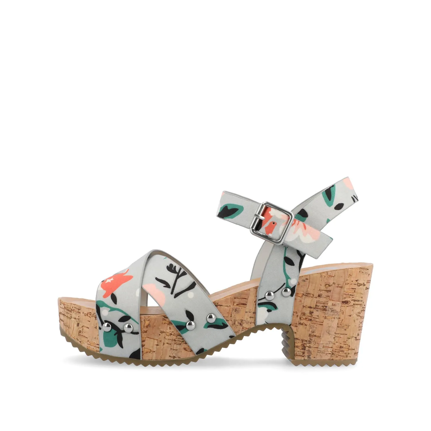 VALENTINA HEELED SANDALS IN FAUX LEATHER move light