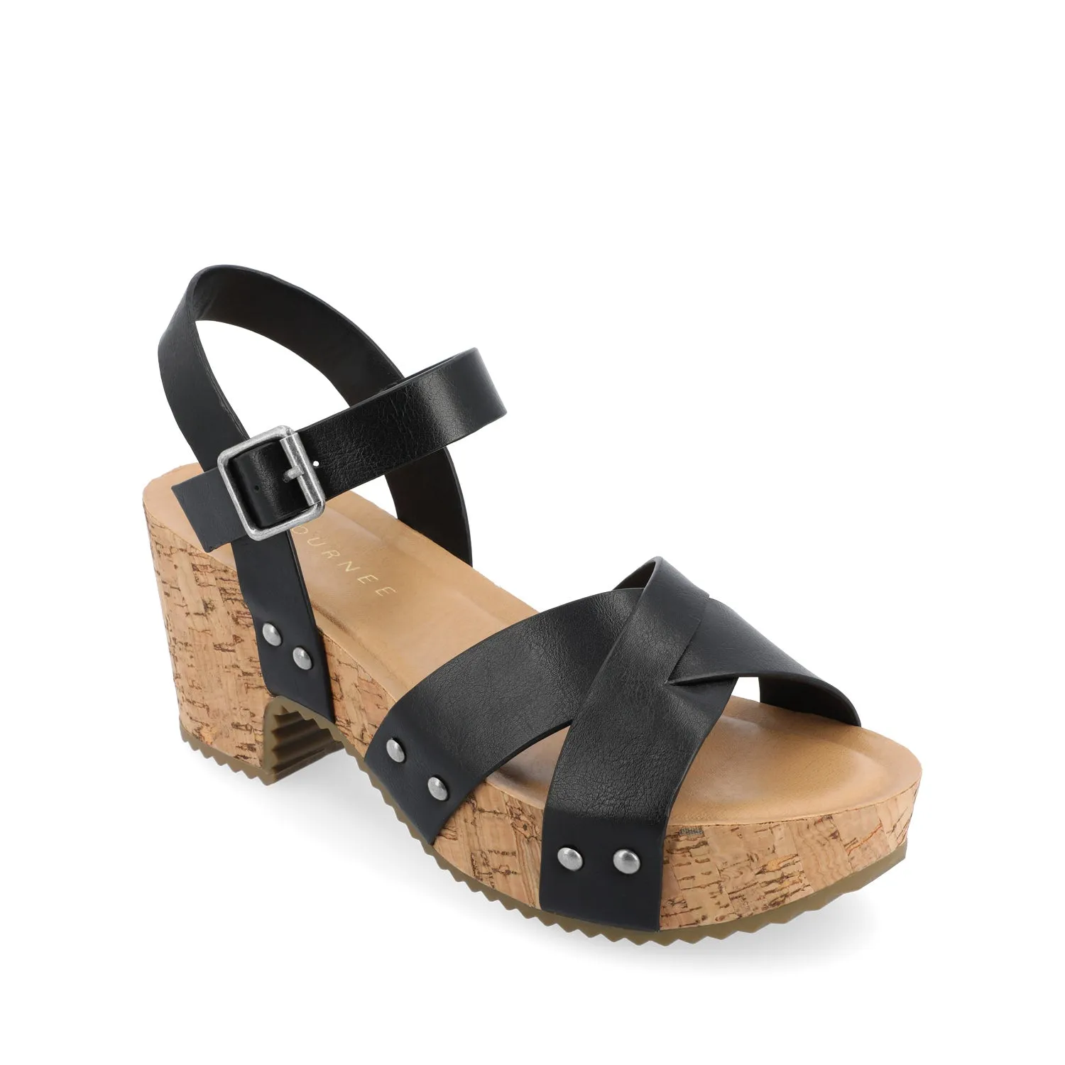 VALENTINA HEELED SANDALS IN FAUX LEATHER move light