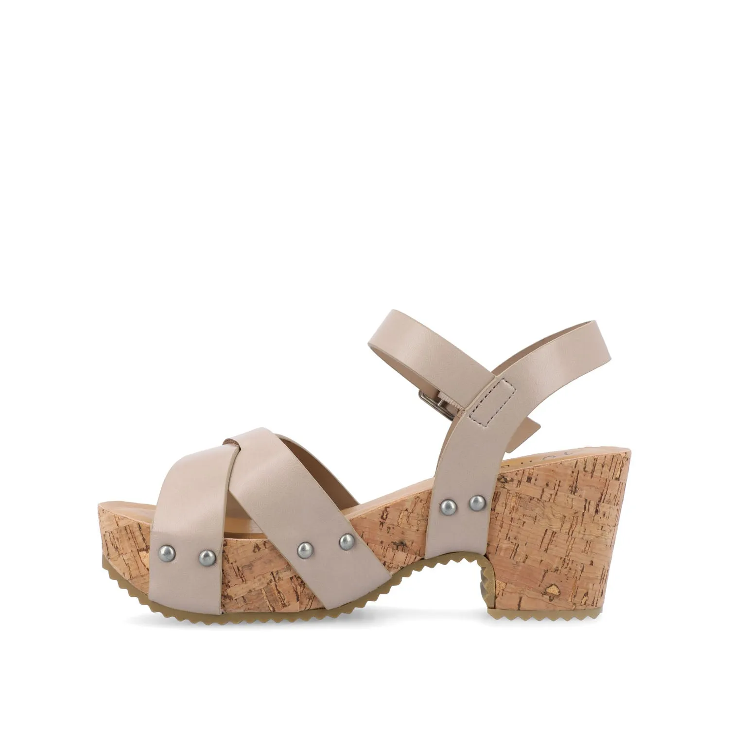 VALENTINA HEELED SANDALS IN FAUX LEATHER move light