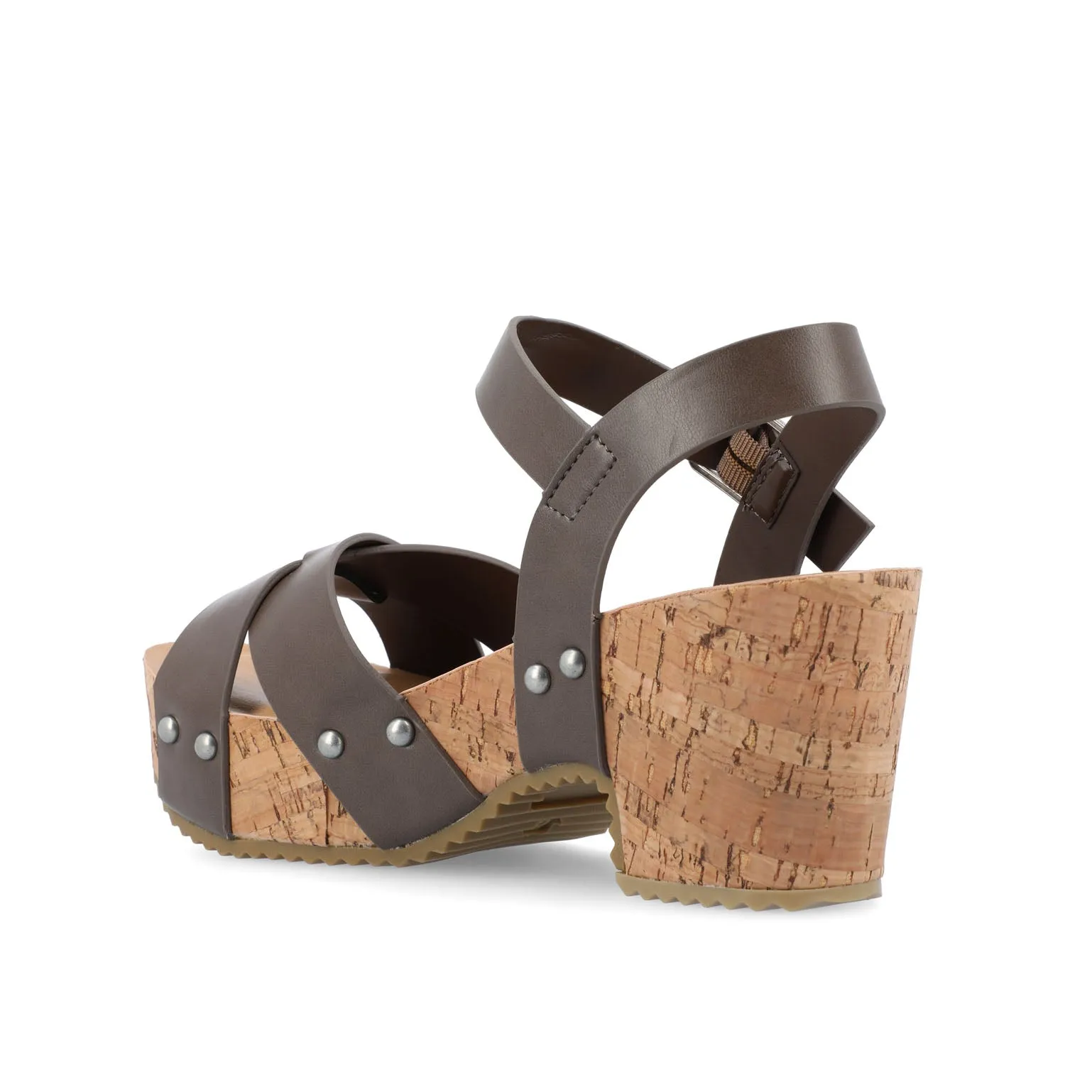 VALENTINA HEELED SANDALS IN FAUX LEATHER move light