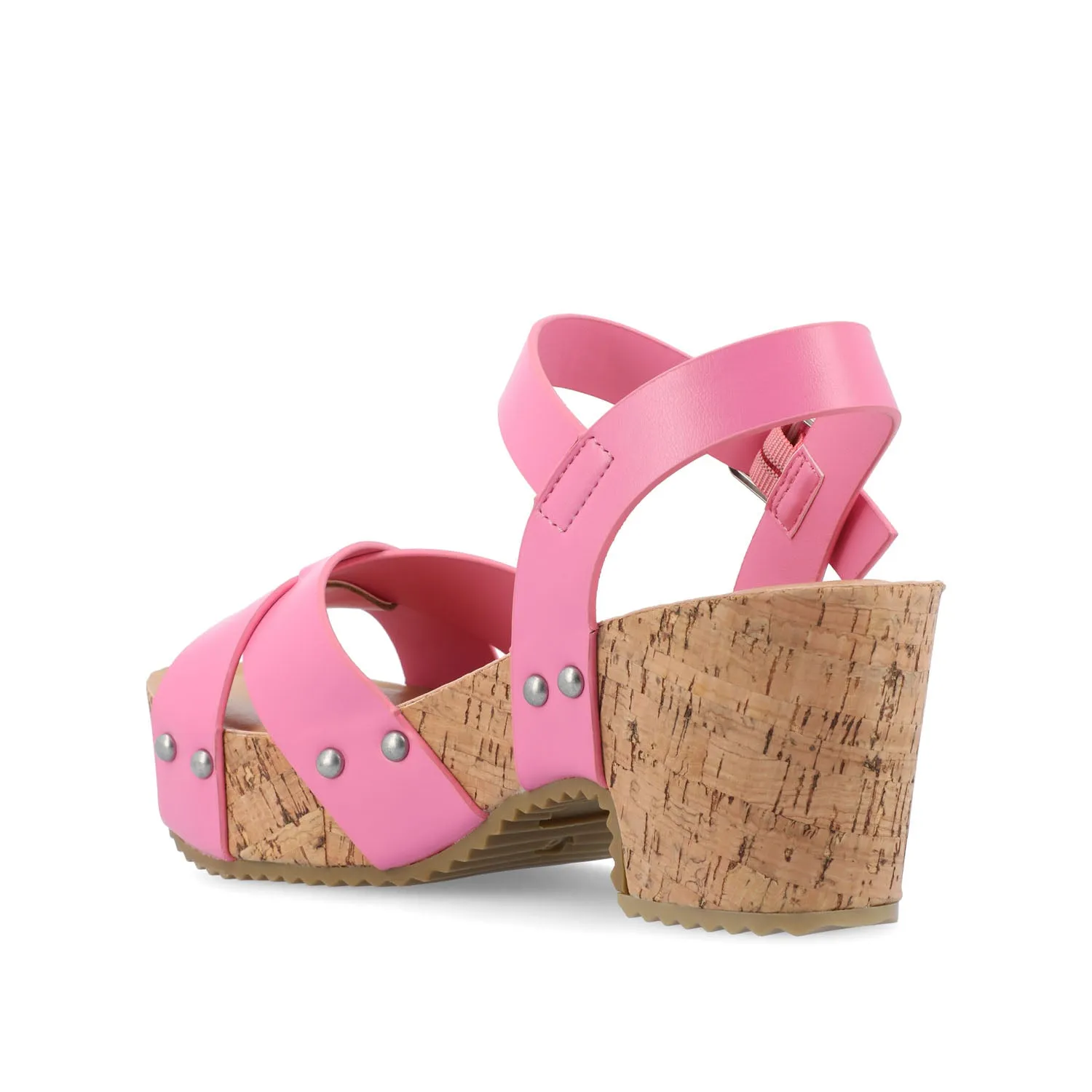 VALENTINA HEELED SANDALS IN FAUX LEATHER move light