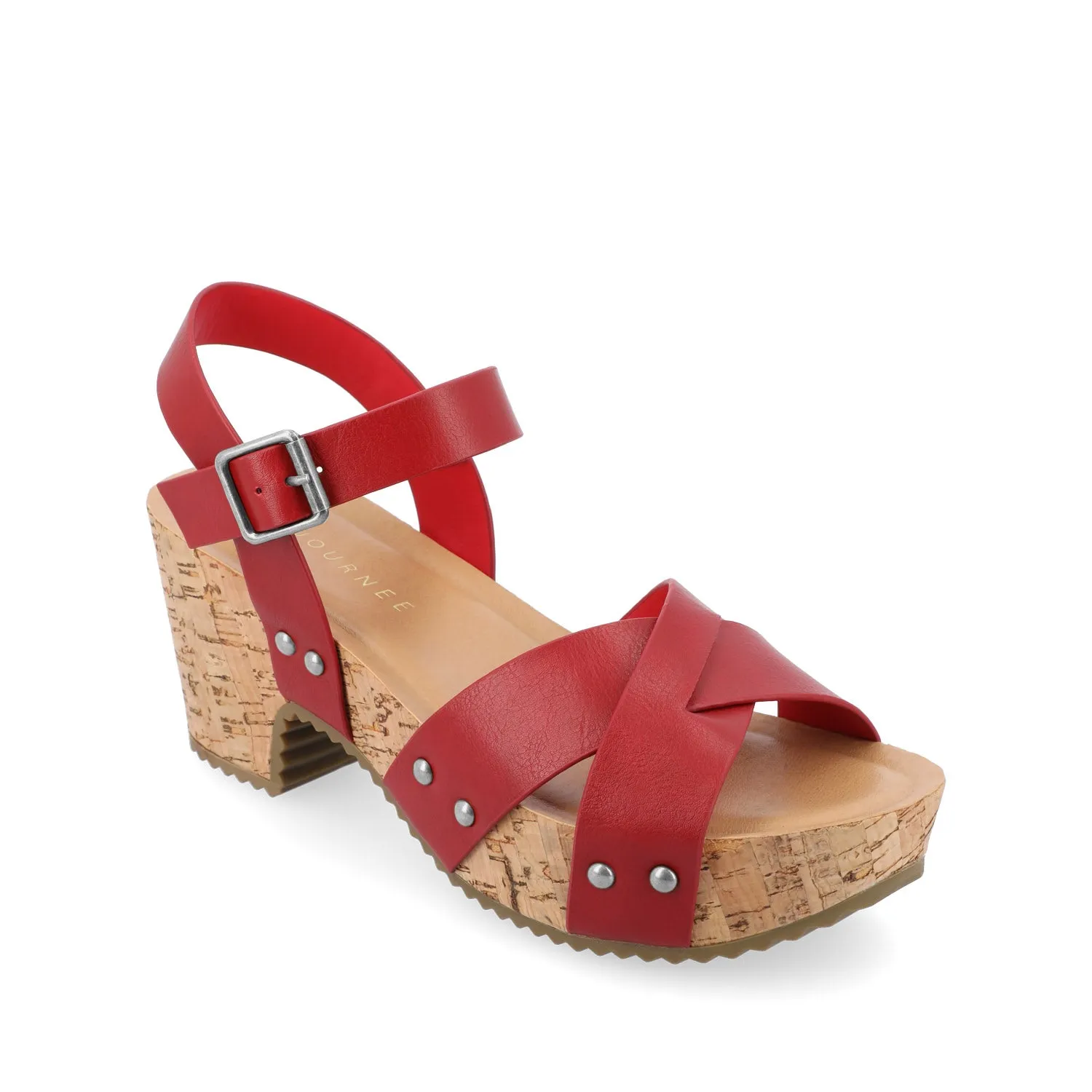 VALENTINA HEELED SANDALS IN FAUX LEATHER move light