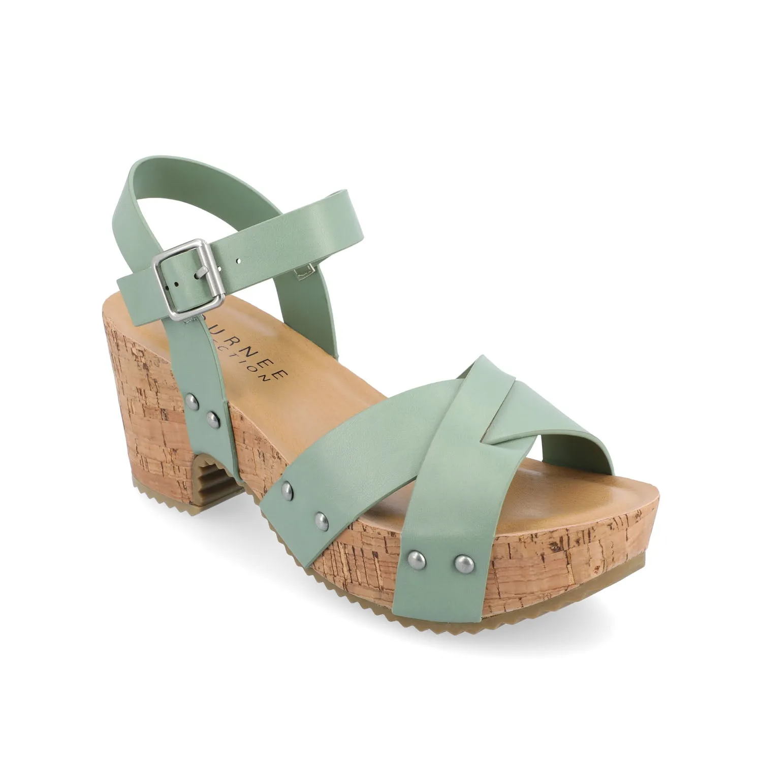 VALENTINA HEELED SANDALS IN FAUX LEATHER move light