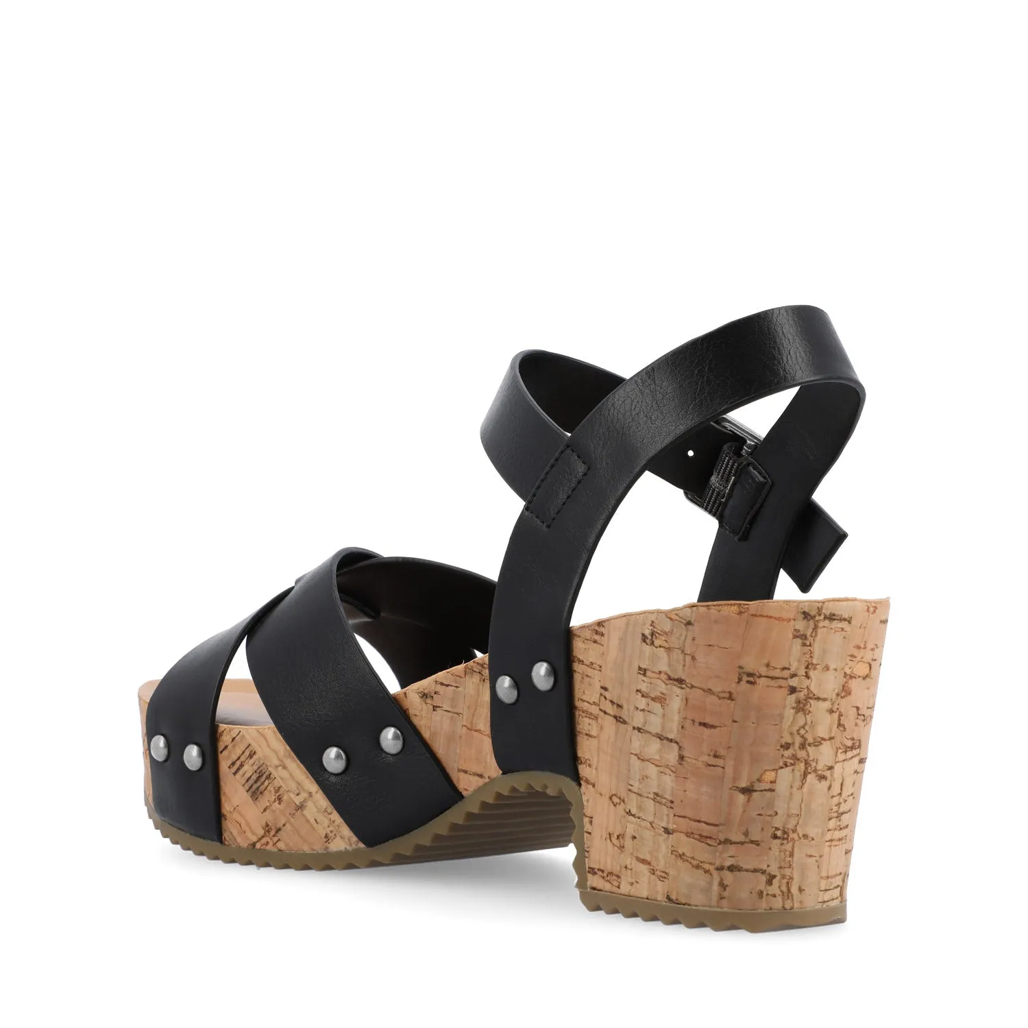 VALENTINA HEELED SANDALS IN FAUX LEATHER move light