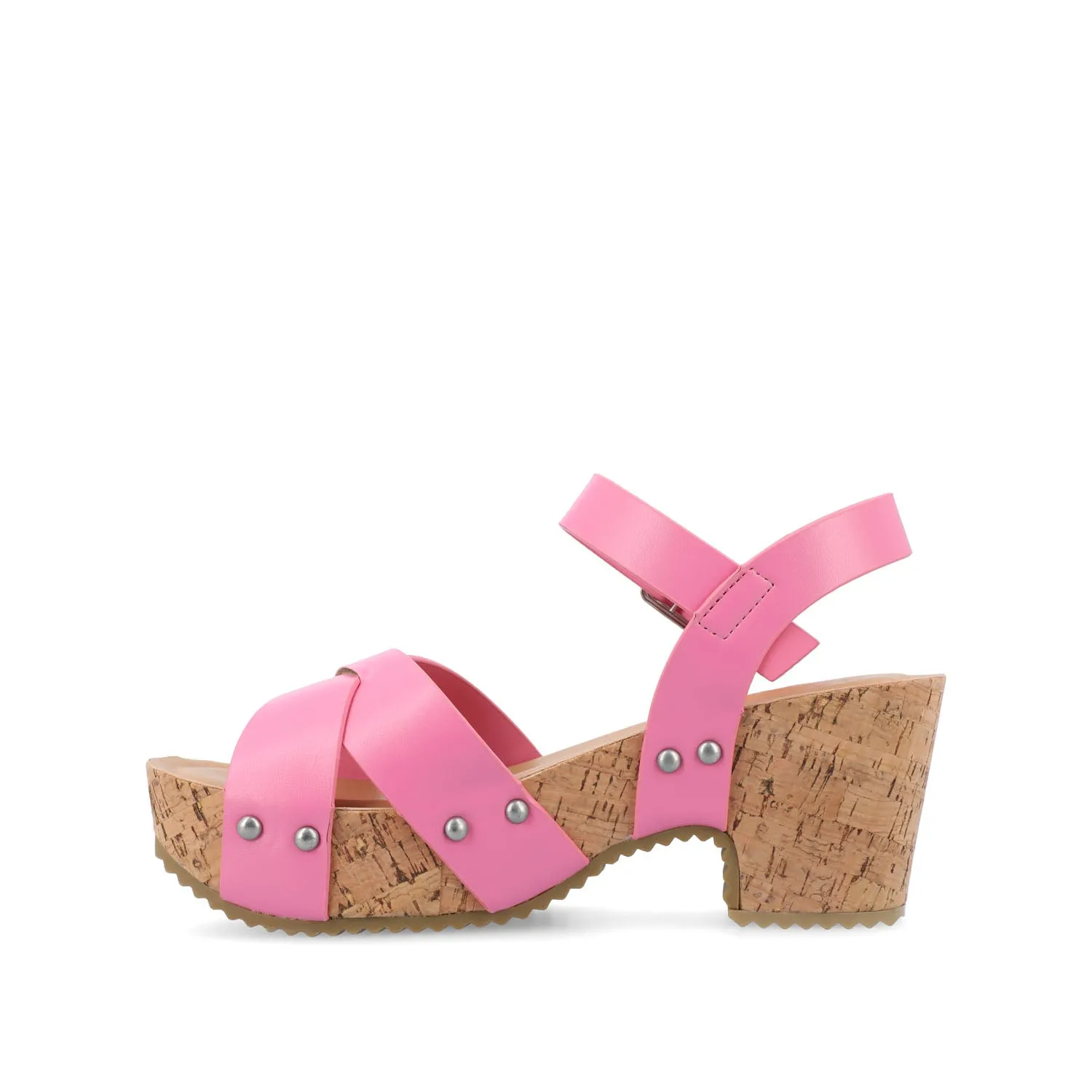 VALENTINA HEELED SANDALS IN FAUX LEATHER move light
