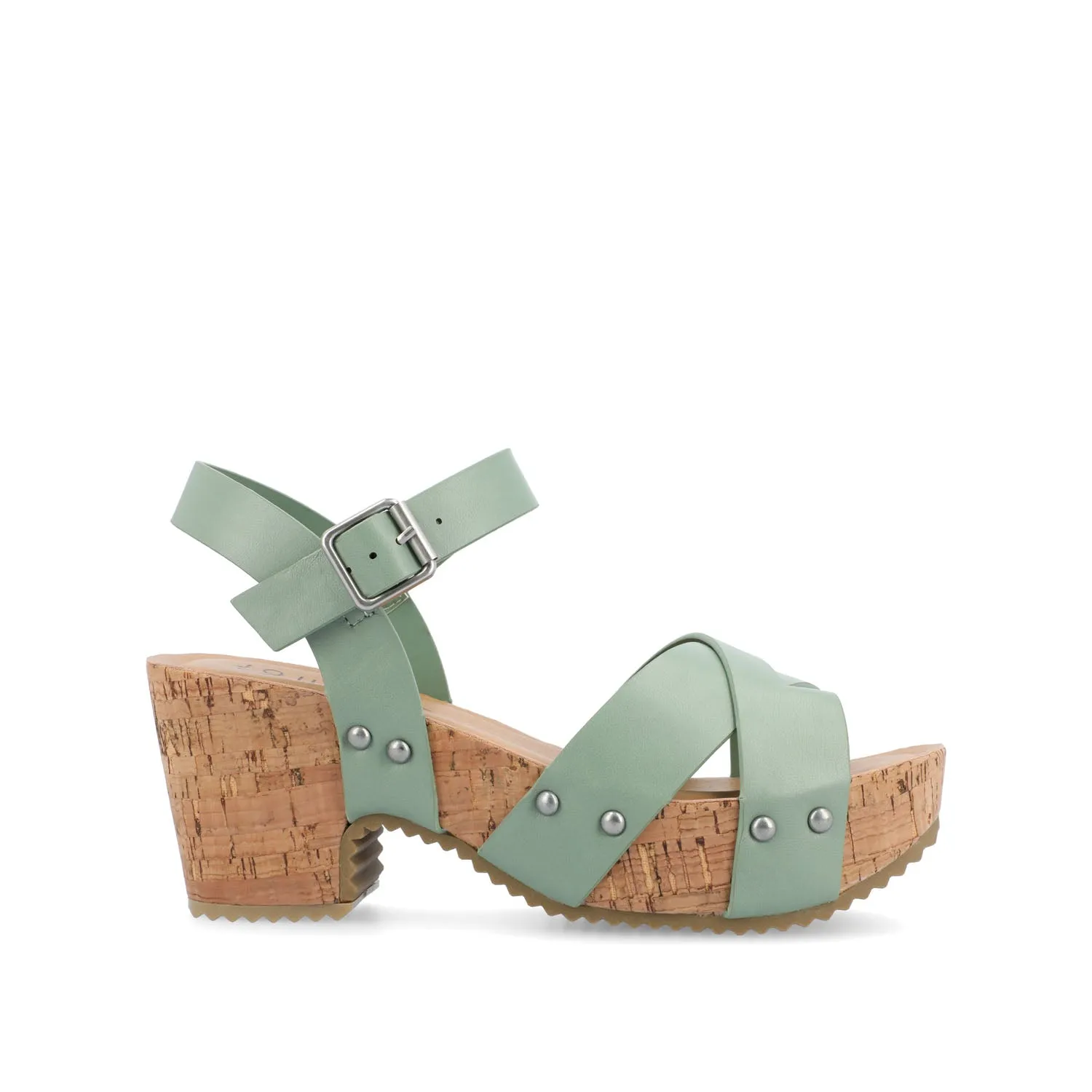 VALENTINA HEELED SANDALS IN FAUX LEATHER move light