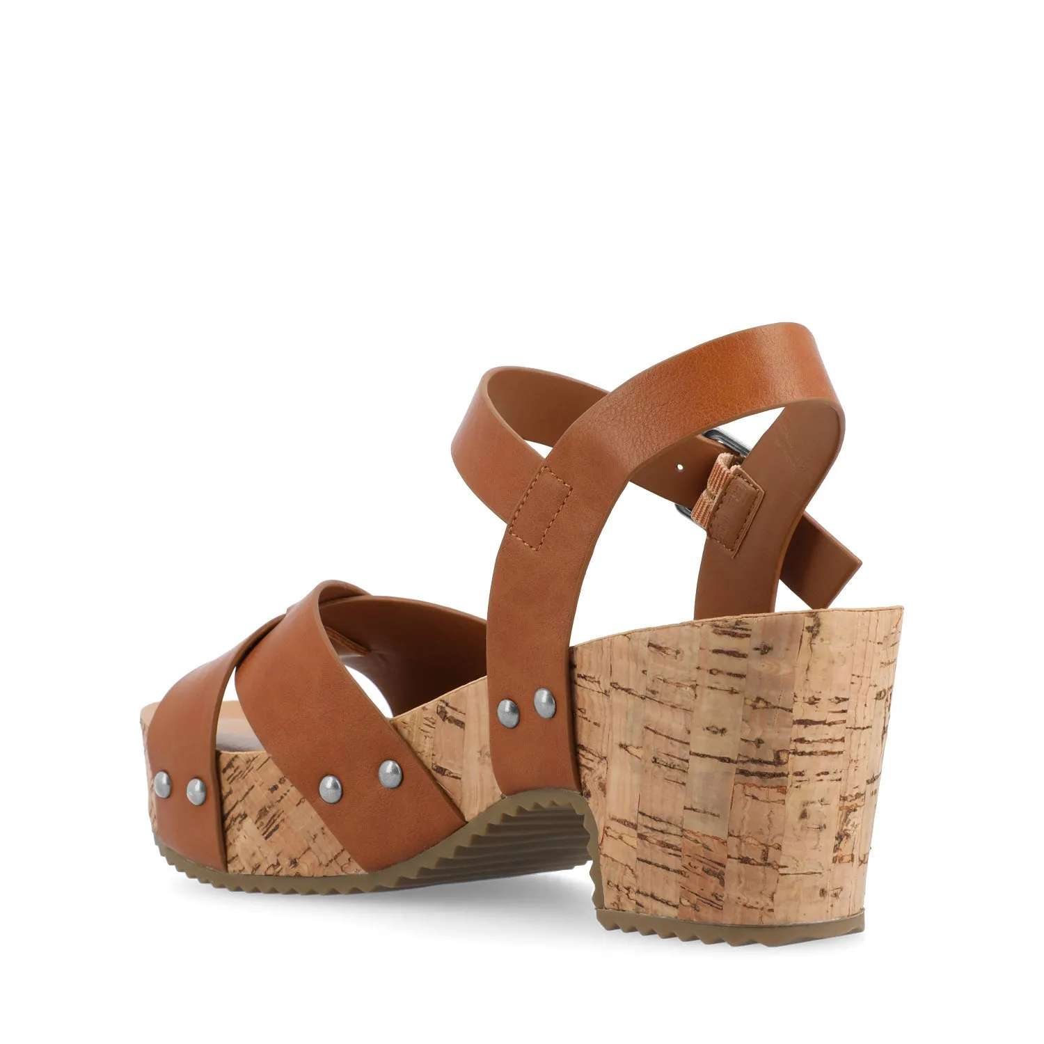 VALENTINA HEELED SANDALS IN FAUX LEATHER move light