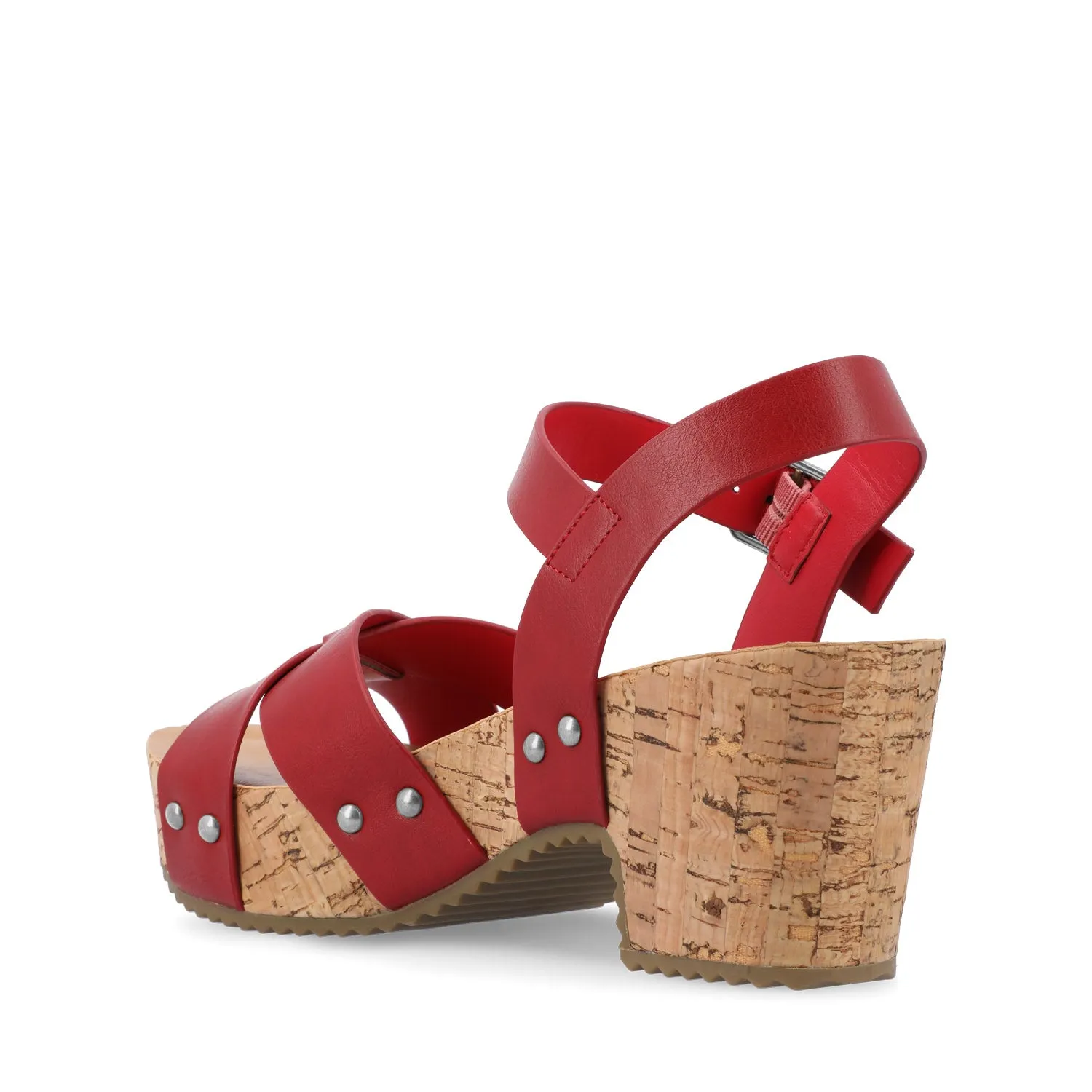 VALENTINA HEELED SANDALS IN FAUX LEATHER move light