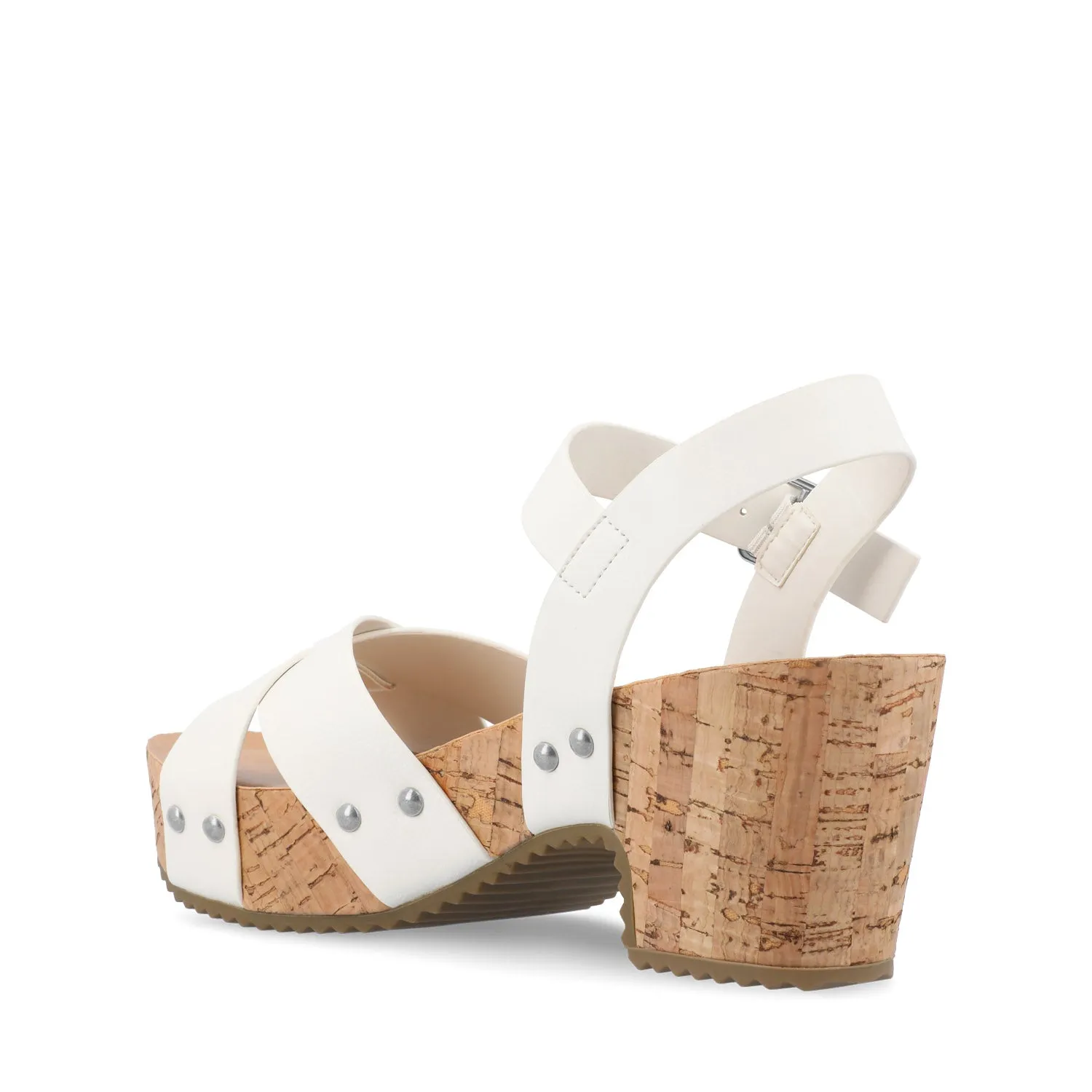 VALENTINA HEELED SANDALS IN FAUX LEATHER move light