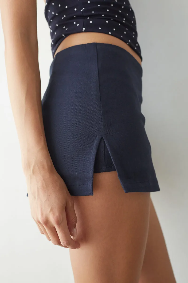 Vic Double Slit Mini Skort sleep flow