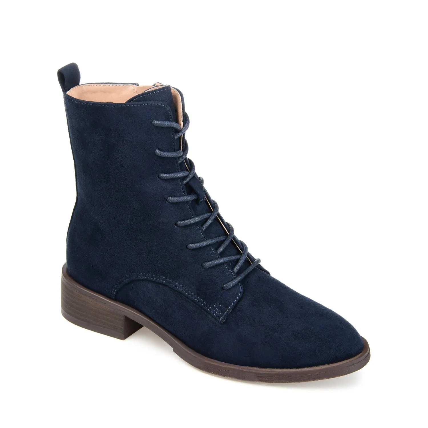 VIENNA COMBAT BOOTIES low heel