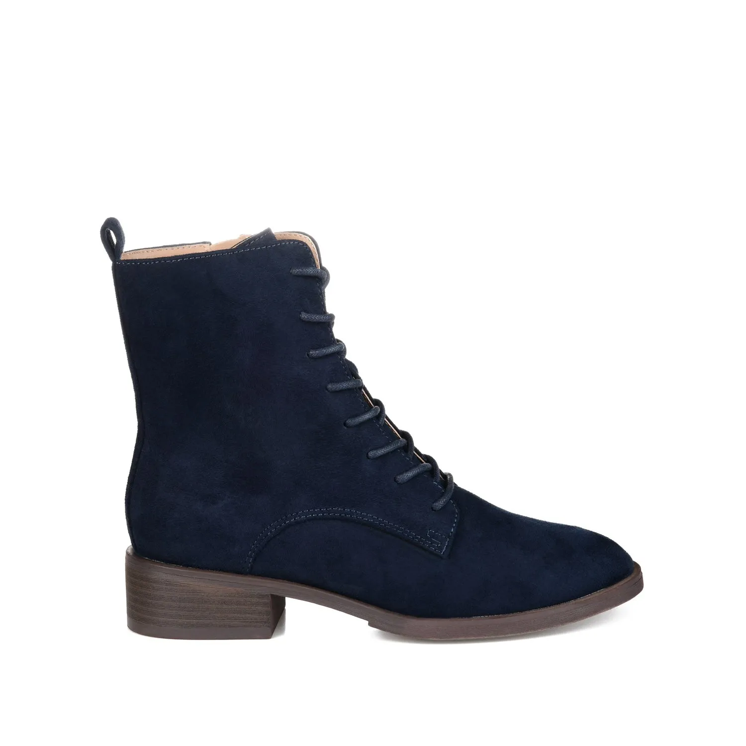VIENNA COMBAT BOOTIES low heel