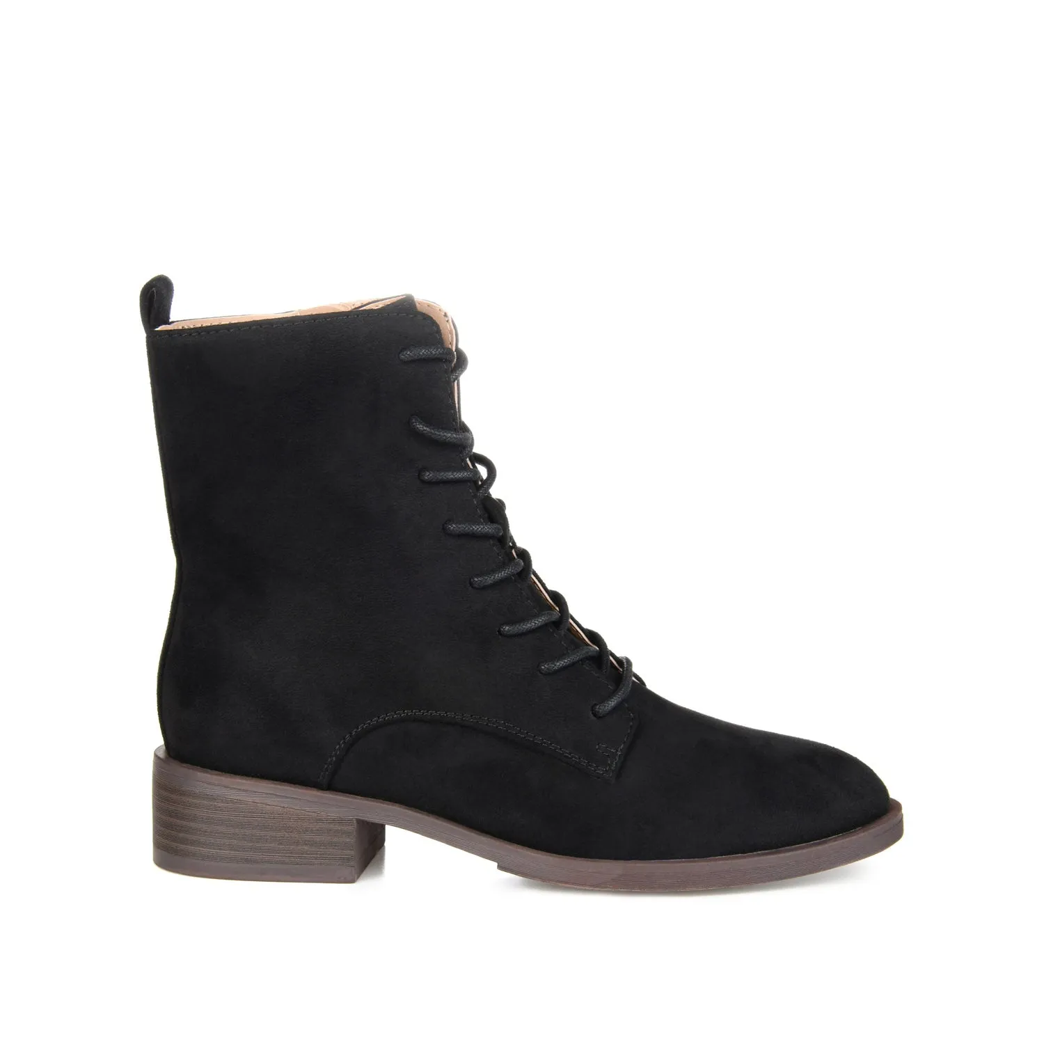 VIENNA COMBAT BOOTIES low heel