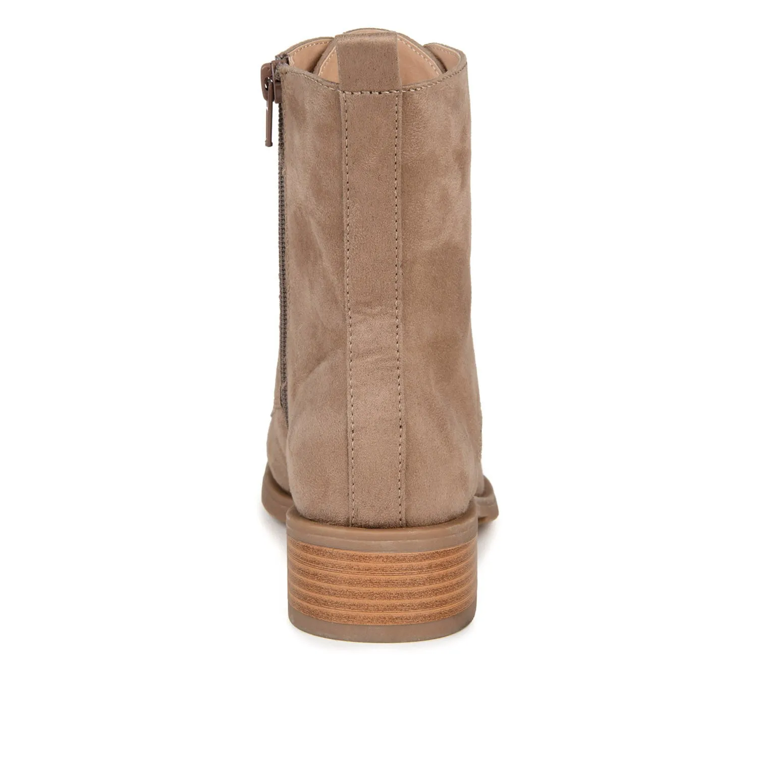 VIENNA COMBAT BOOTIES low heel