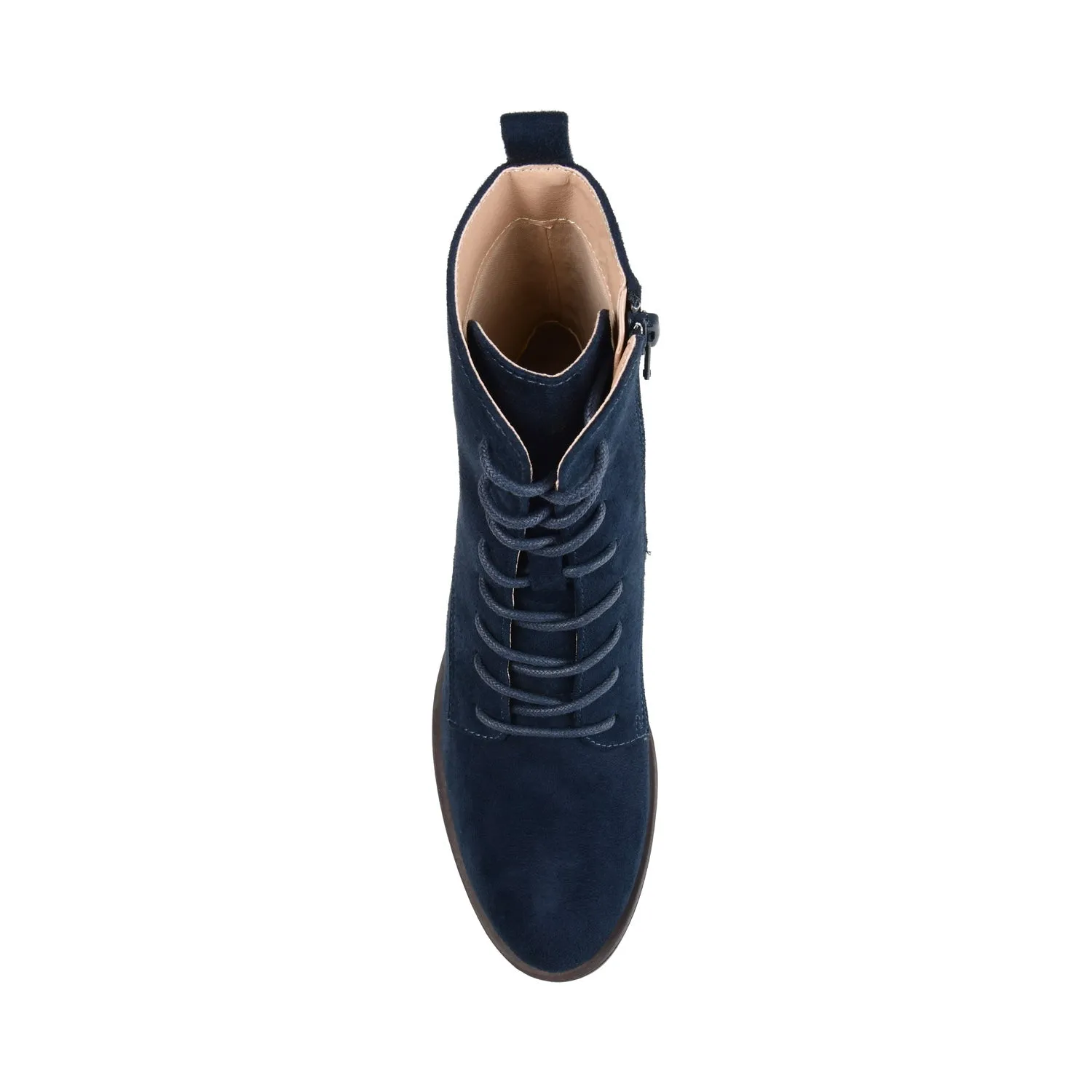 VIENNA COMBAT BOOTIES low heel