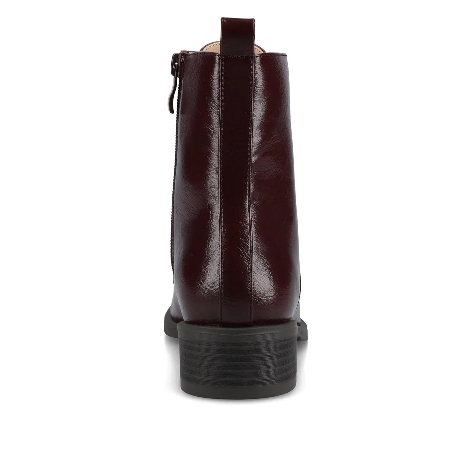 VIENNA COMBAT BOOTIES low heel