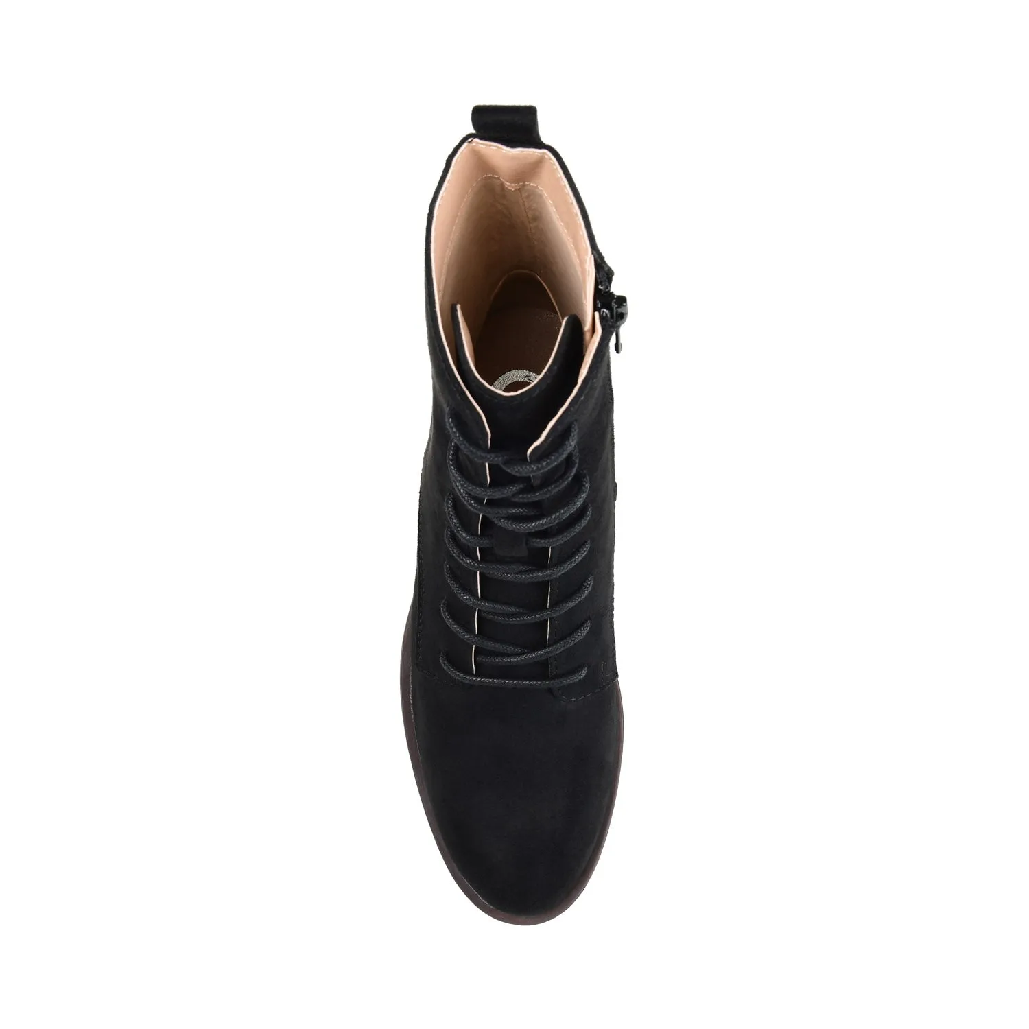 VIENNA COMBAT BOOTIES low heel