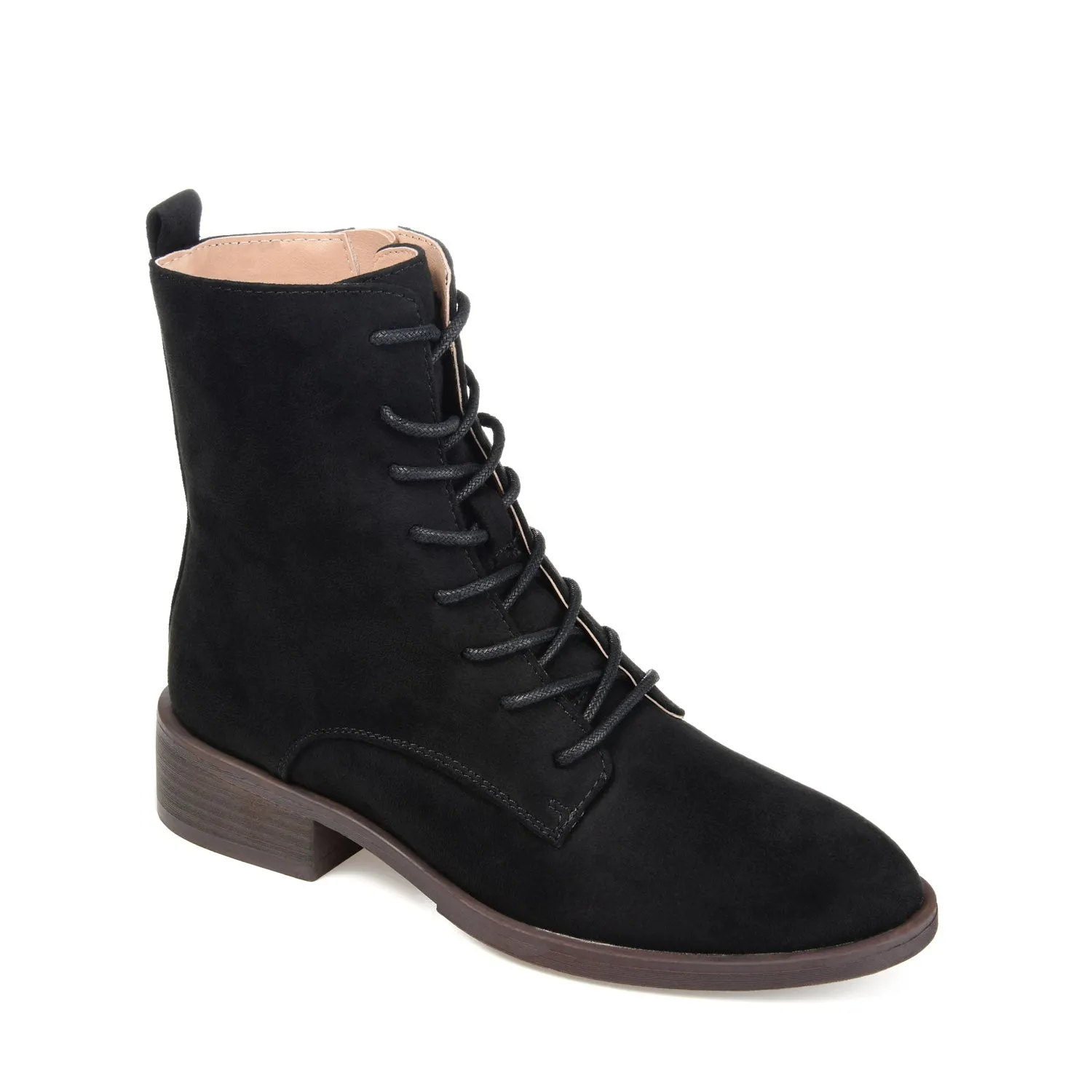 VIENNA COMBAT BOOTIES low heel