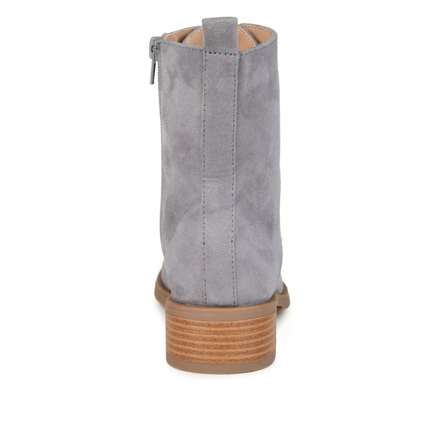 VIENNA COMBAT BOOTIES low heel