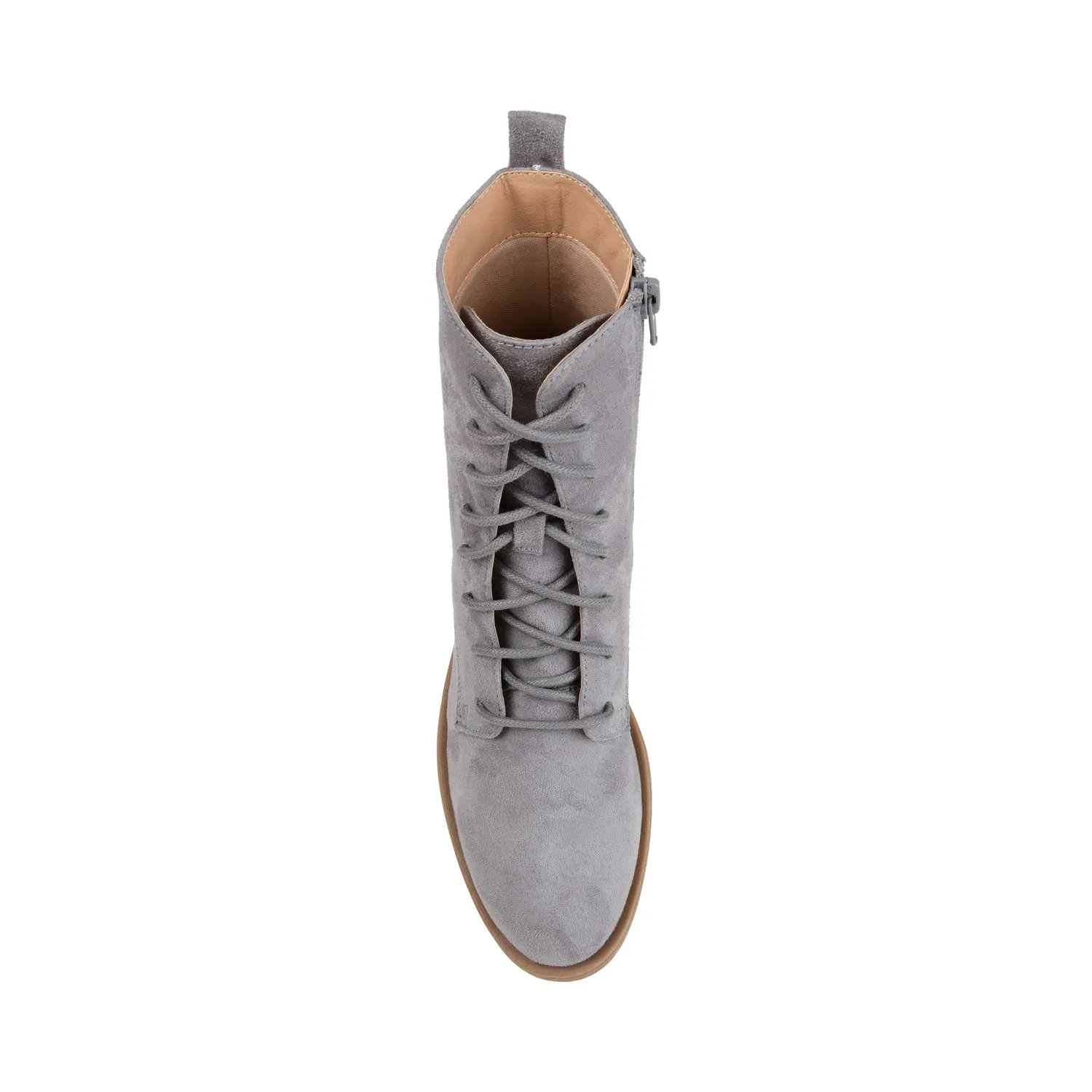 VIENNA COMBAT BOOTIES low heel