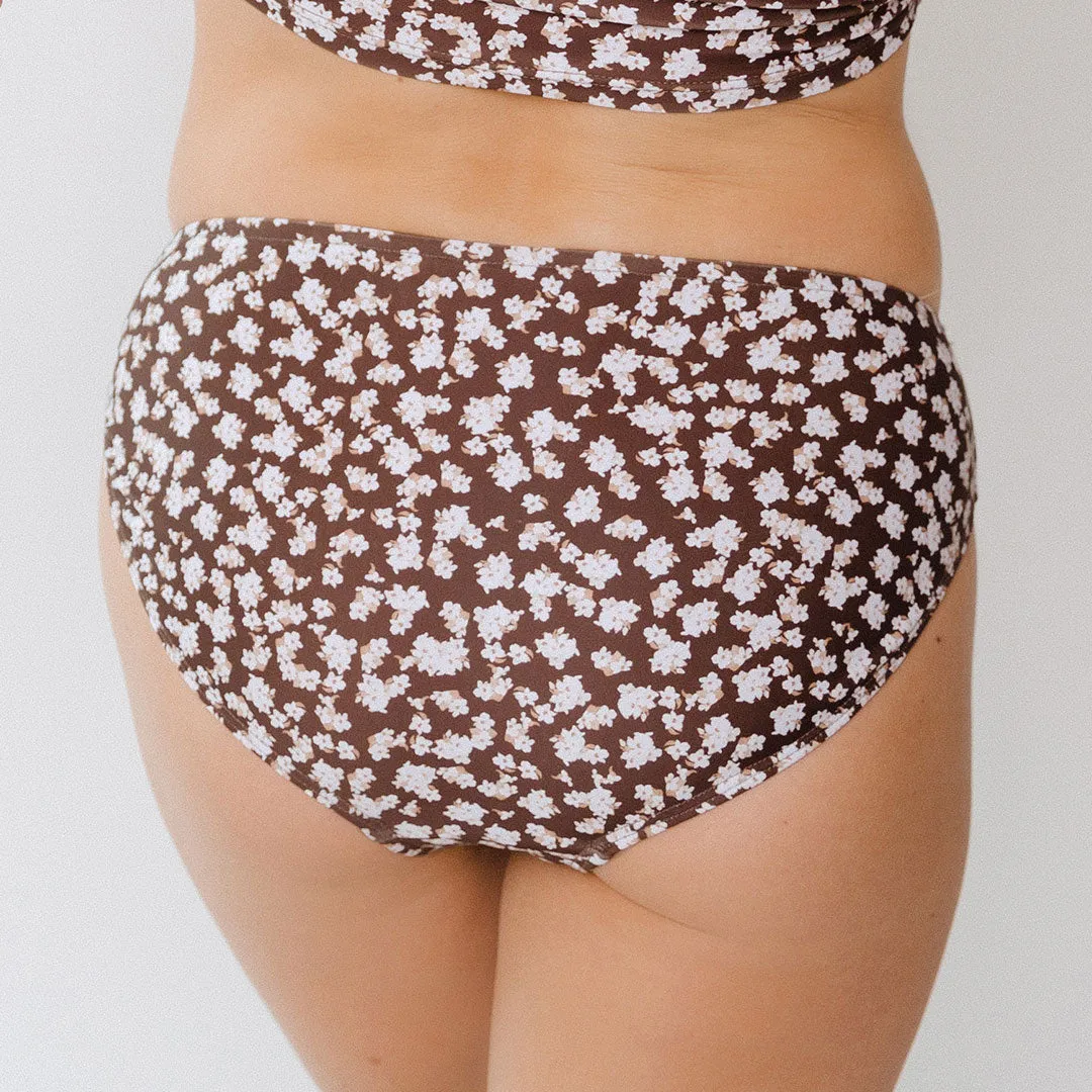 Wailea Floral Hipster Bottoms wide band