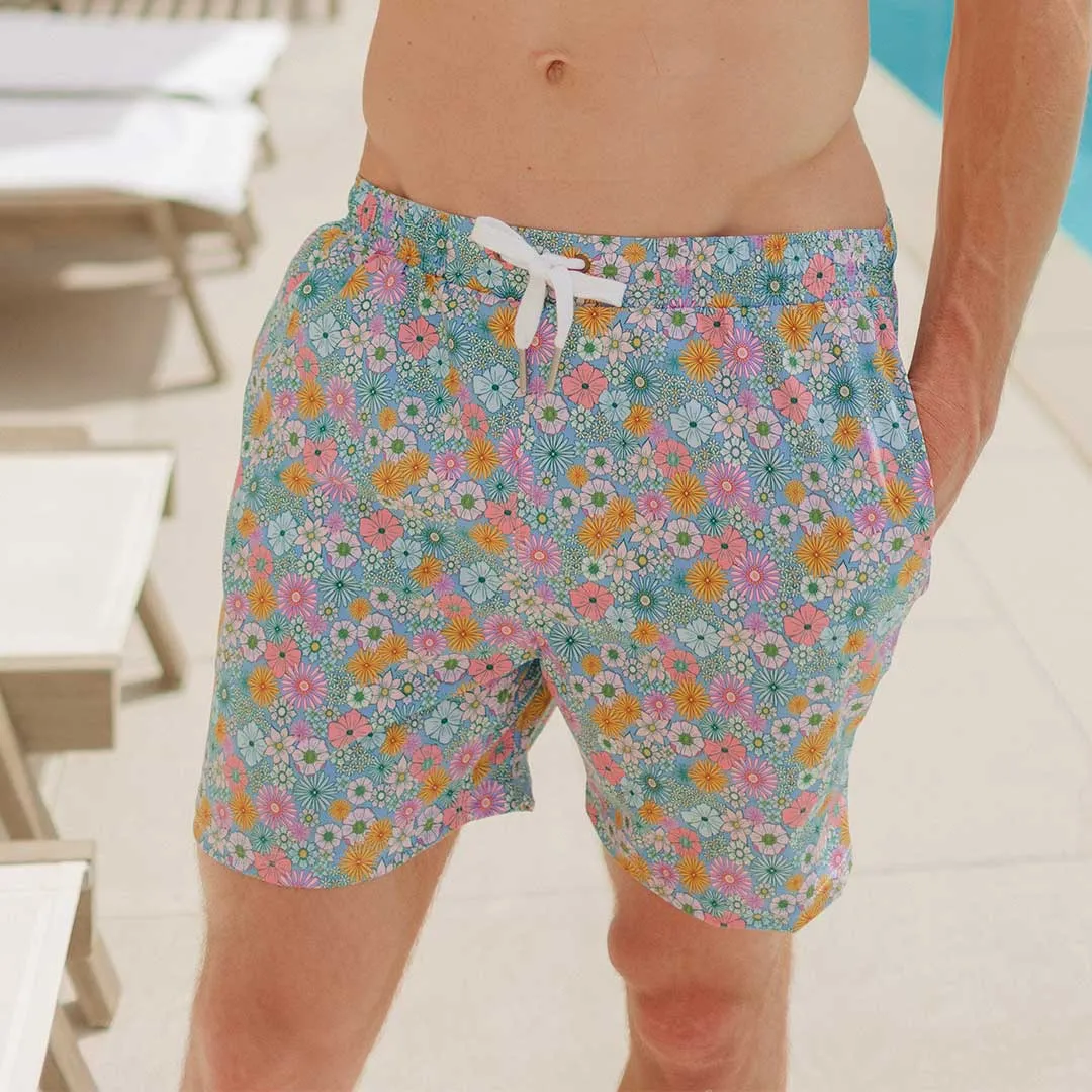 Wind and Sea Shorts 5" Inseam, Darling Blue adult easy