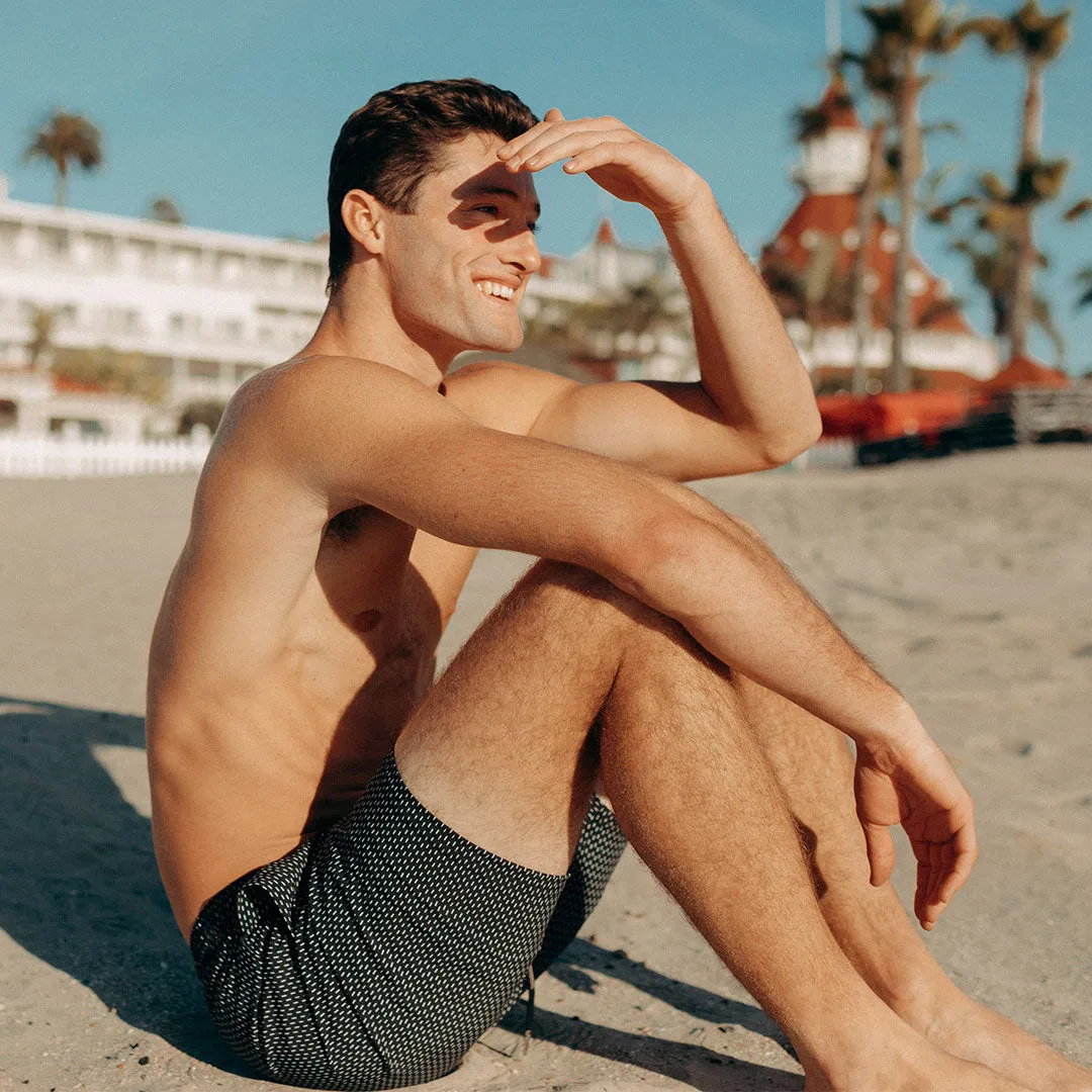 Wind and Sea Shorts, Midnight Dash easy tie