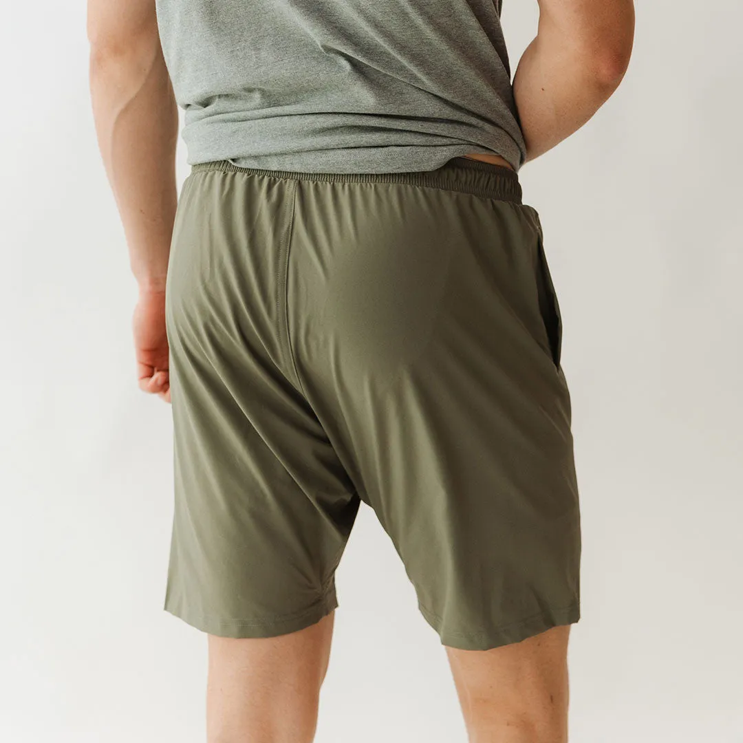 Wind and Sea Shorts, Olive dock ready