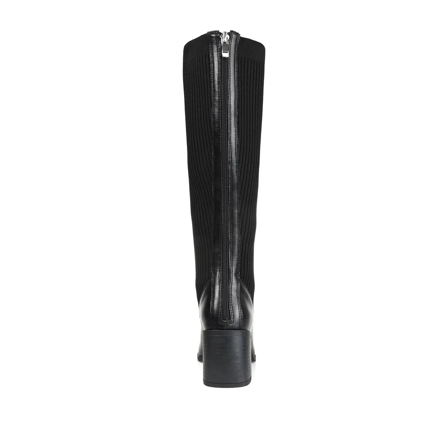 WINNY KNEE HIGH BOOTS IN FAUX LEATHER road trip