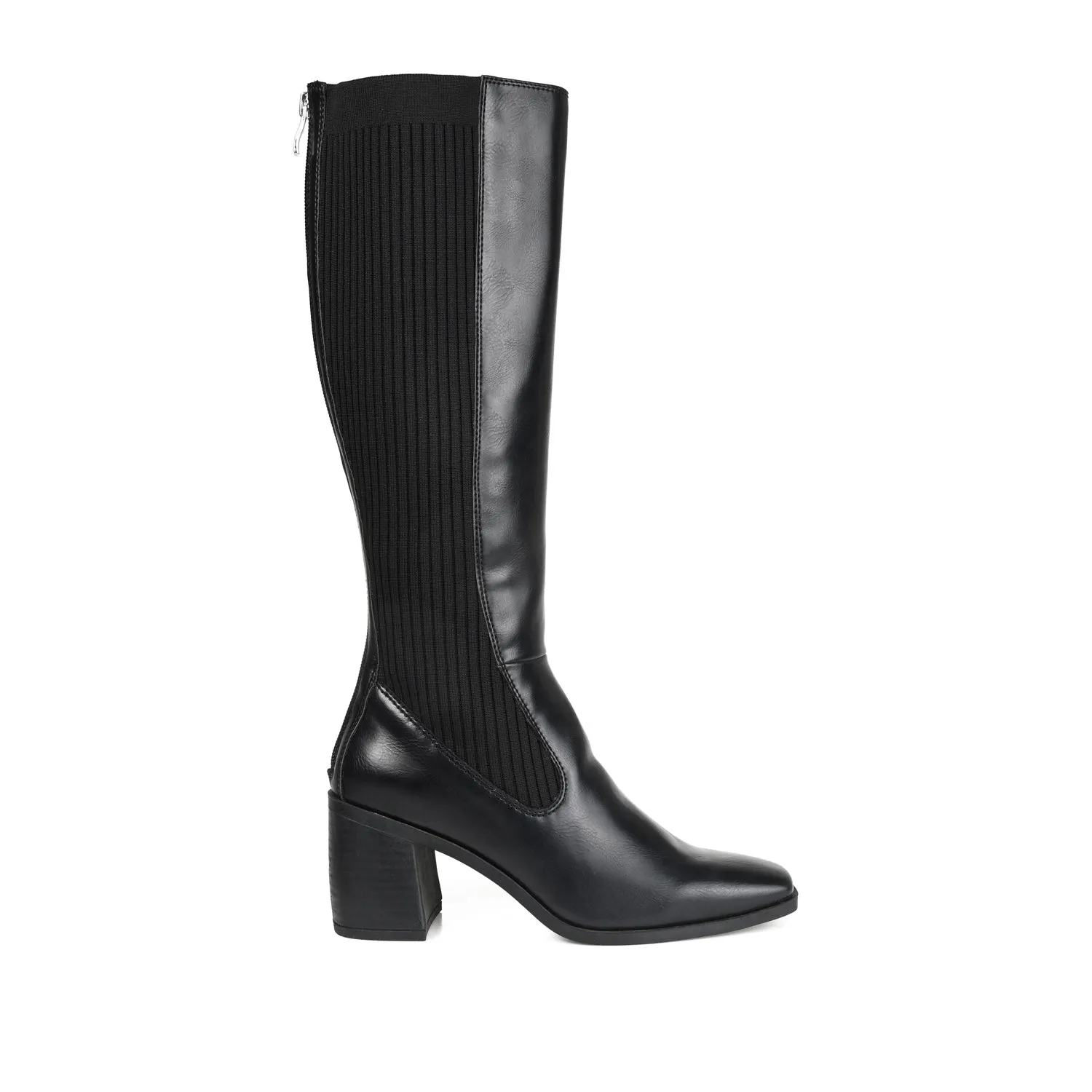 WINNY KNEE HIGH BOOTS IN FAUX LEATHER road trip