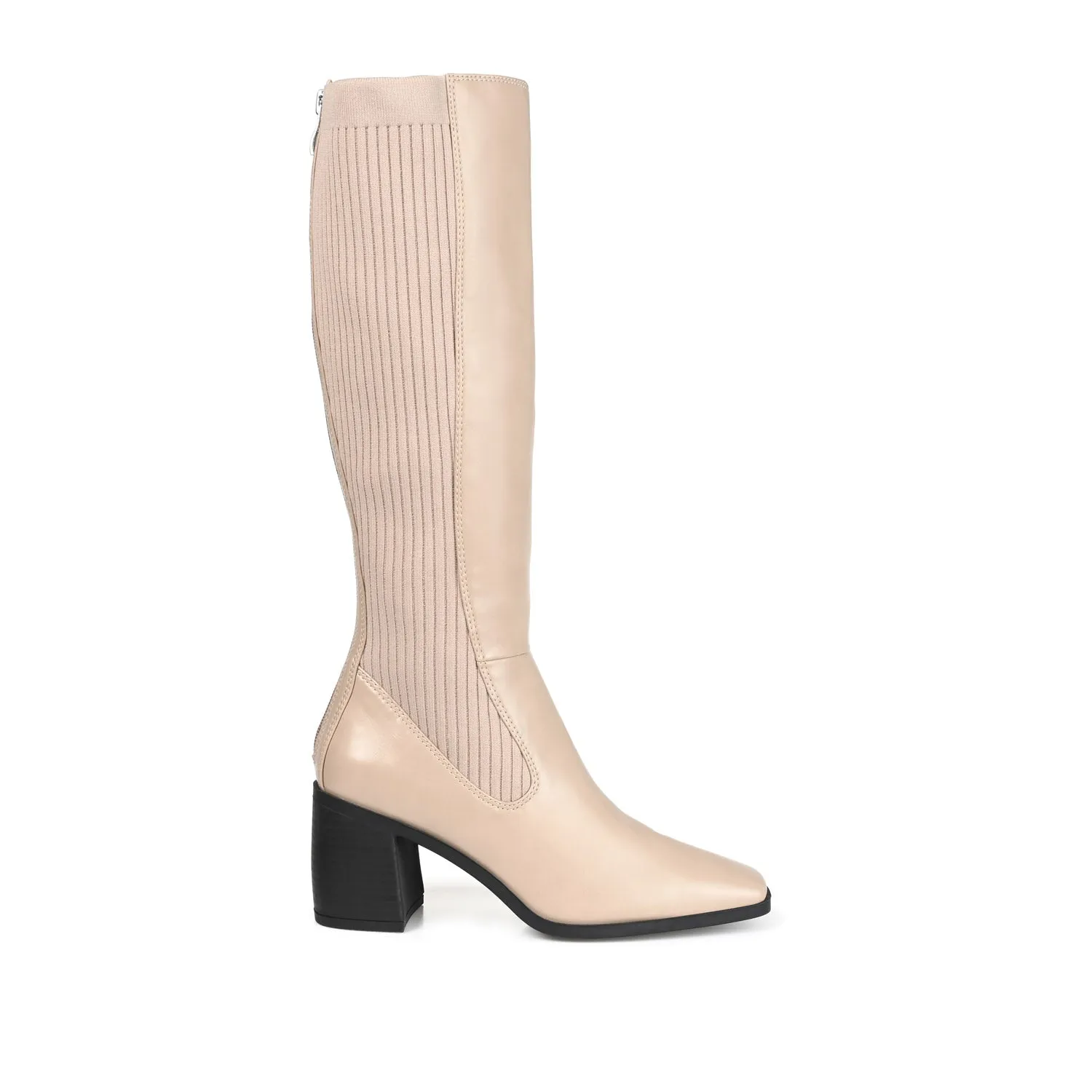 WINNY KNEE HIGH BOOTS IN FAUX LEATHER road trip