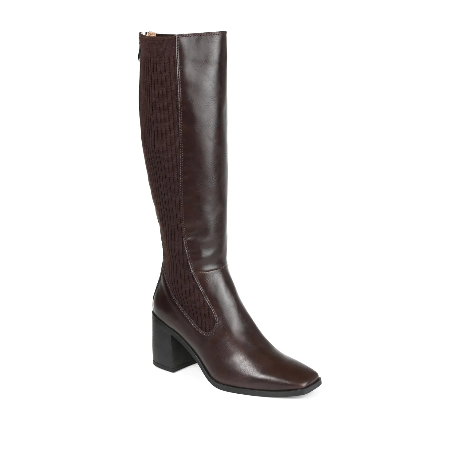 WINNY KNEE HIGH BOOTS IN FAUX LEATHER road trip