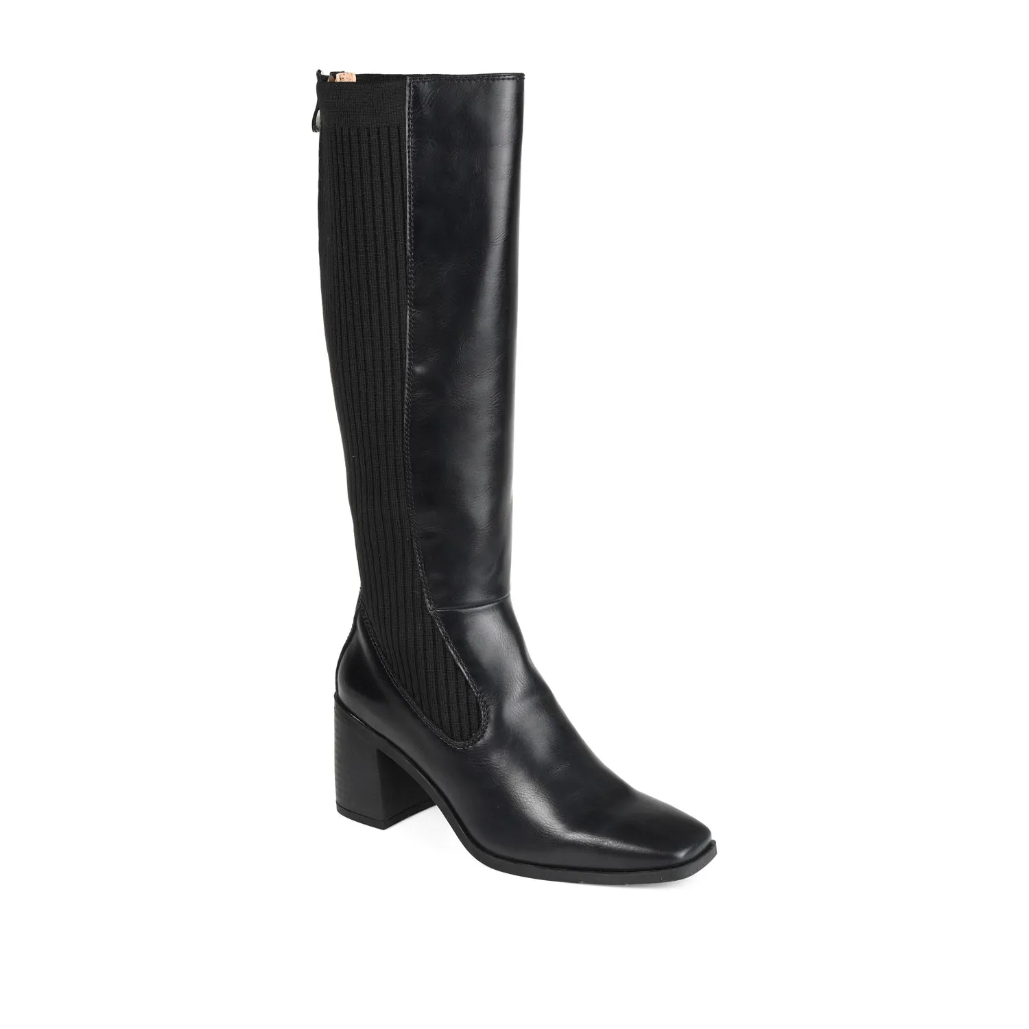 WINNY KNEE HIGH BOOTS IN FAUX LEATHER road trip