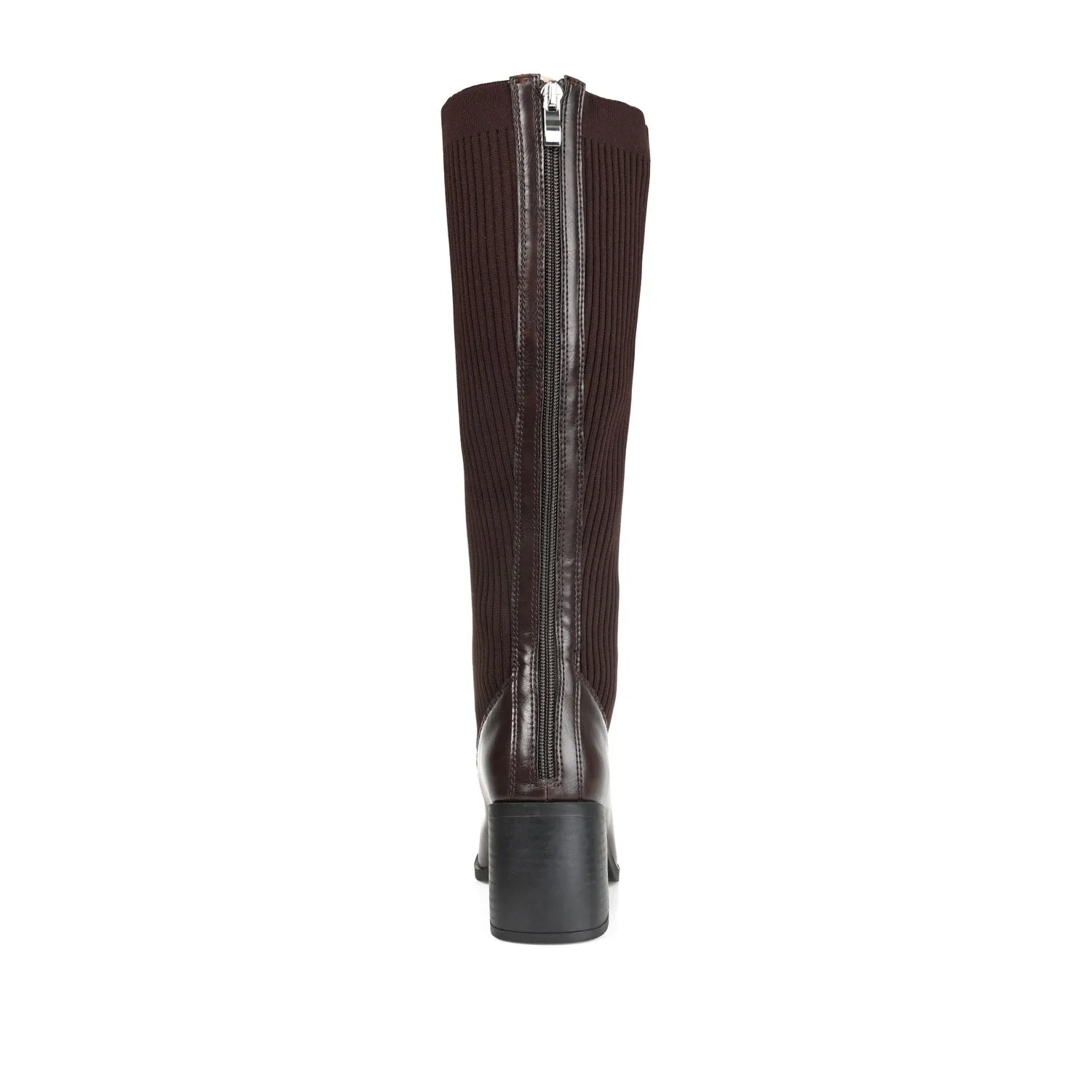 WINNY KNEE HIGH BOOTS IN FAUX LEATHER road trip