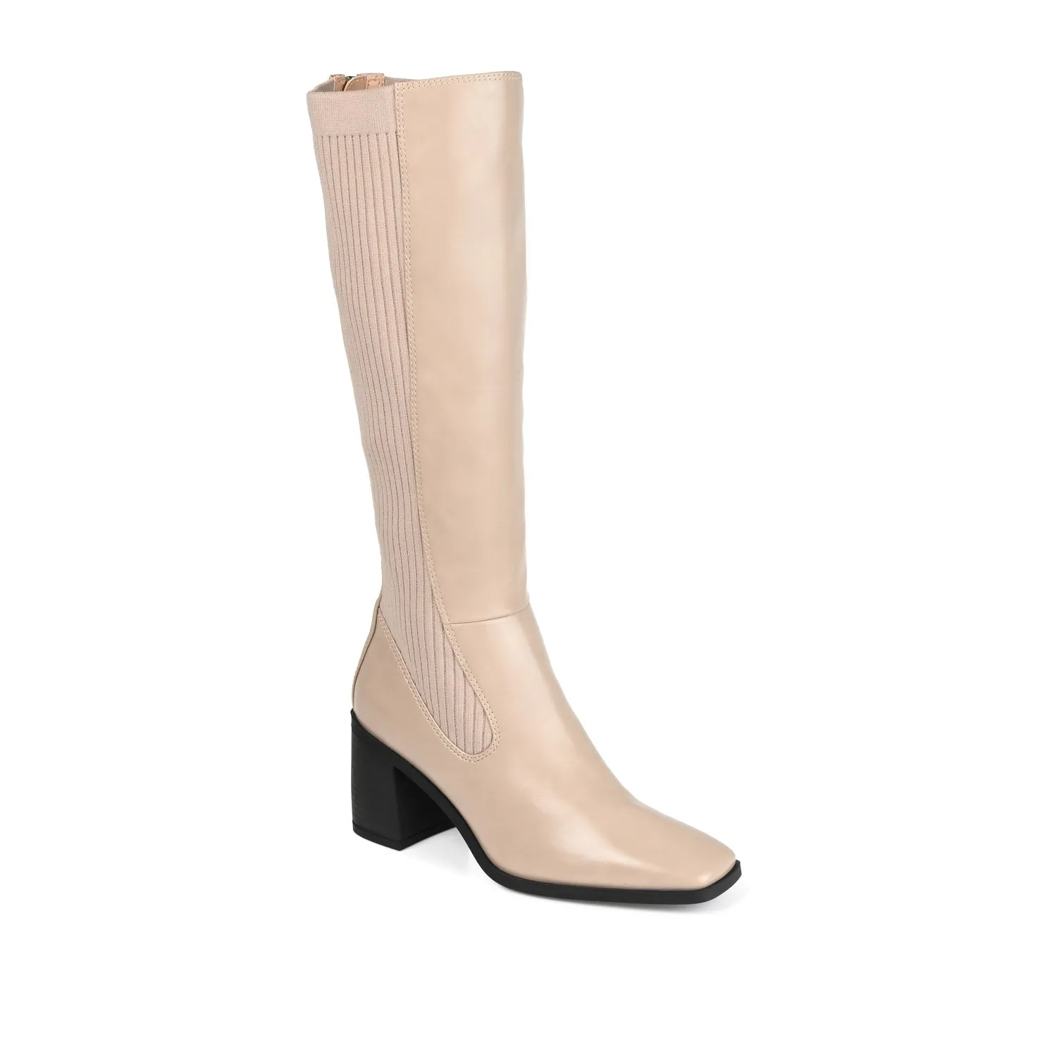 WINNY KNEE HIGH BOOTS IN FAUX LEATHER road trip