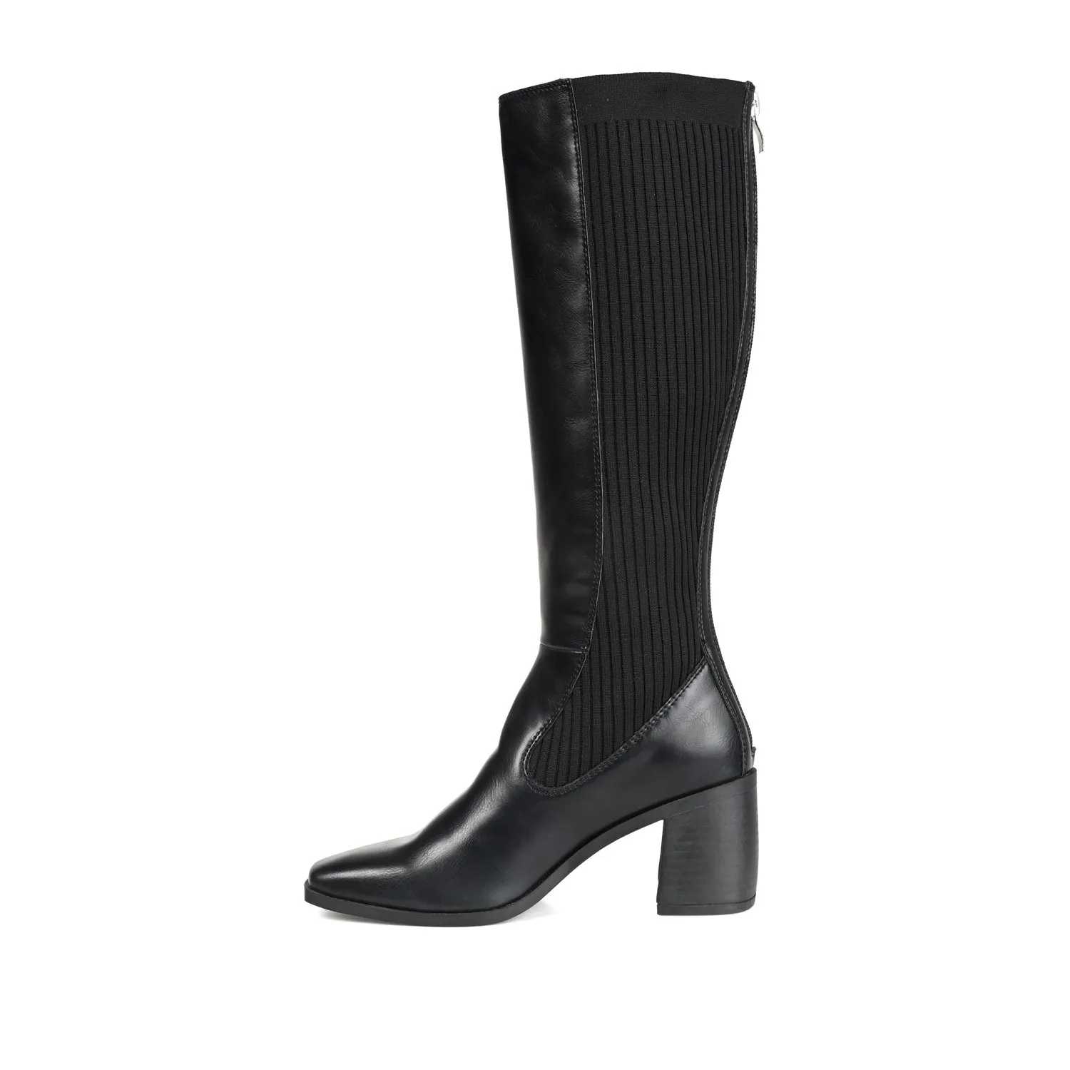 WINNY KNEE HIGH BOOTS IN FAUX LEATHER road trip