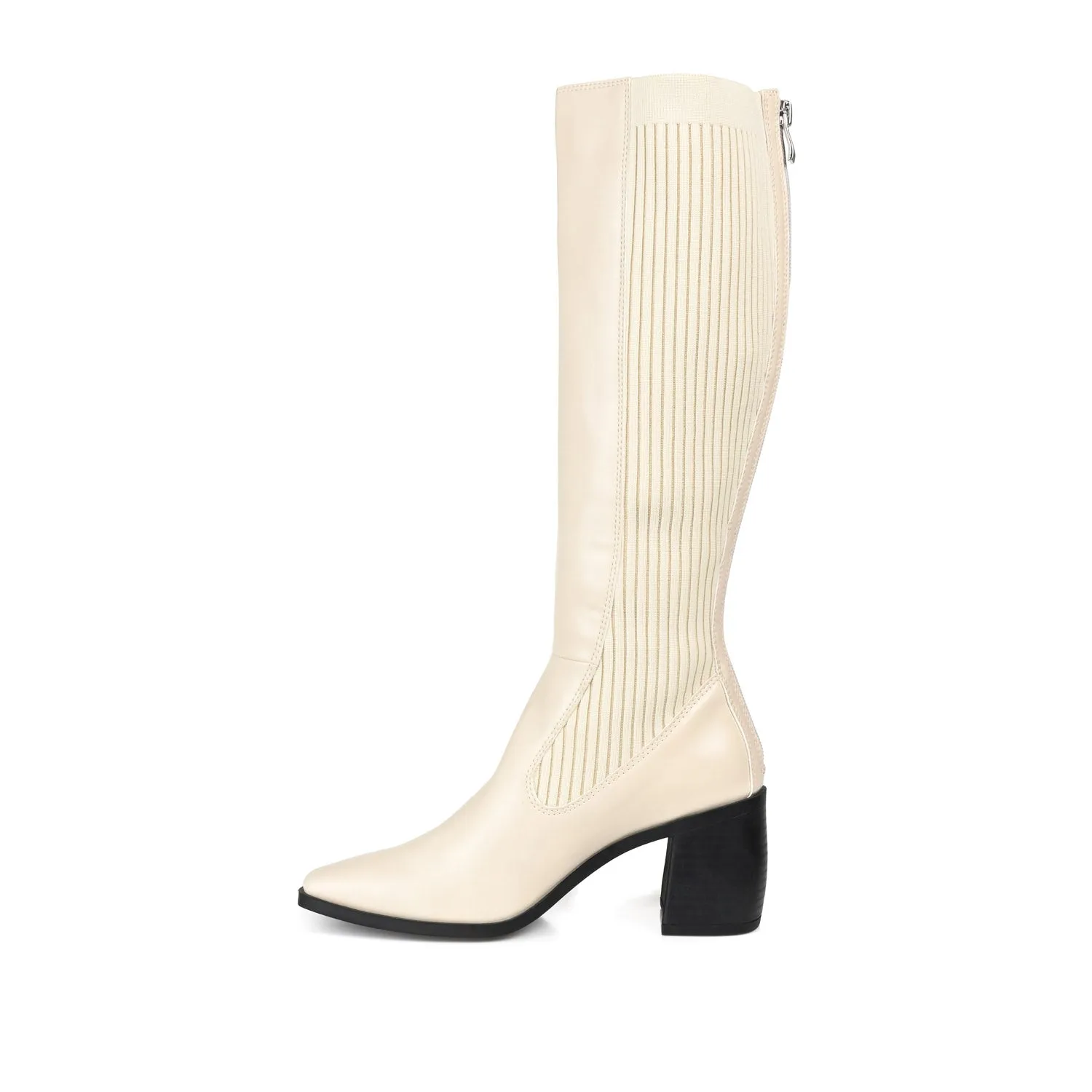 WINNY KNEE HIGH BOOTS IN FAUX LEATHER road trip