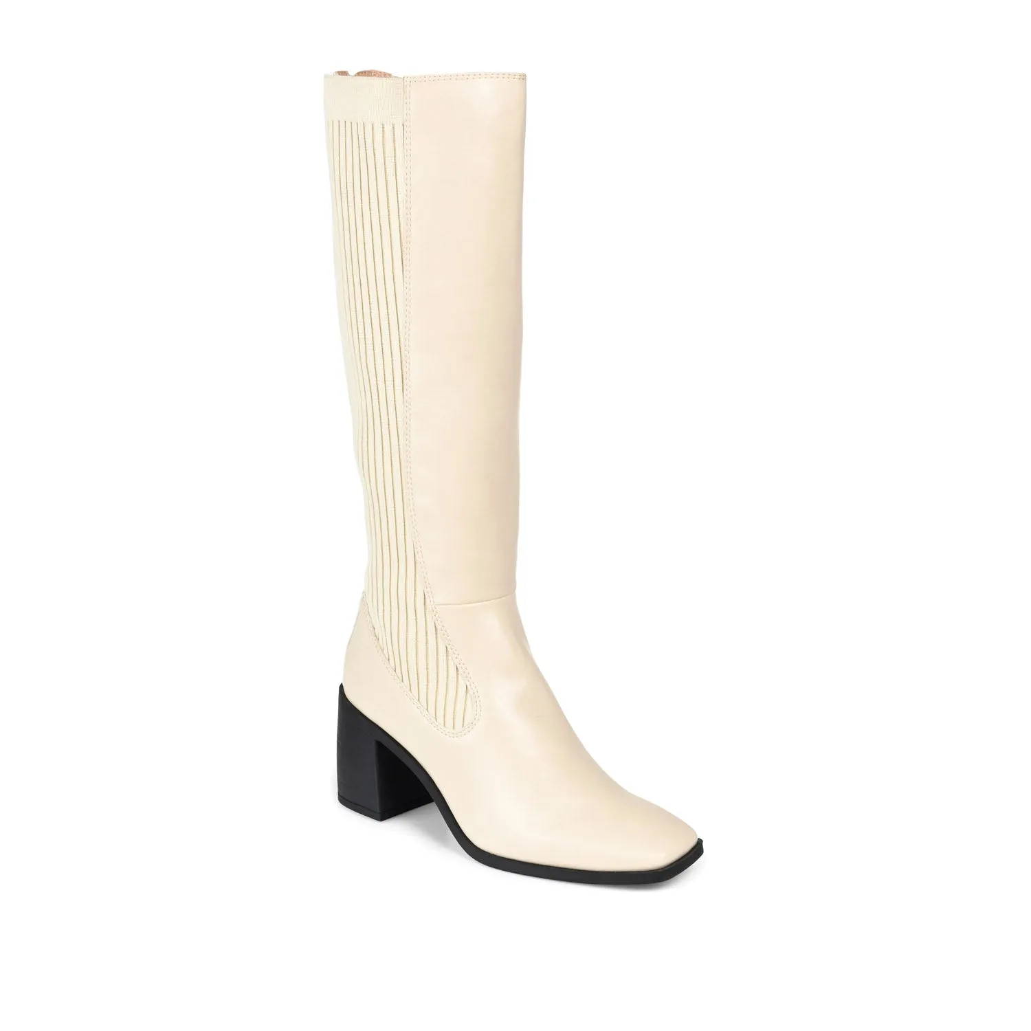 WINNY KNEE HIGH BOOTS IN FAUX LEATHER road trip