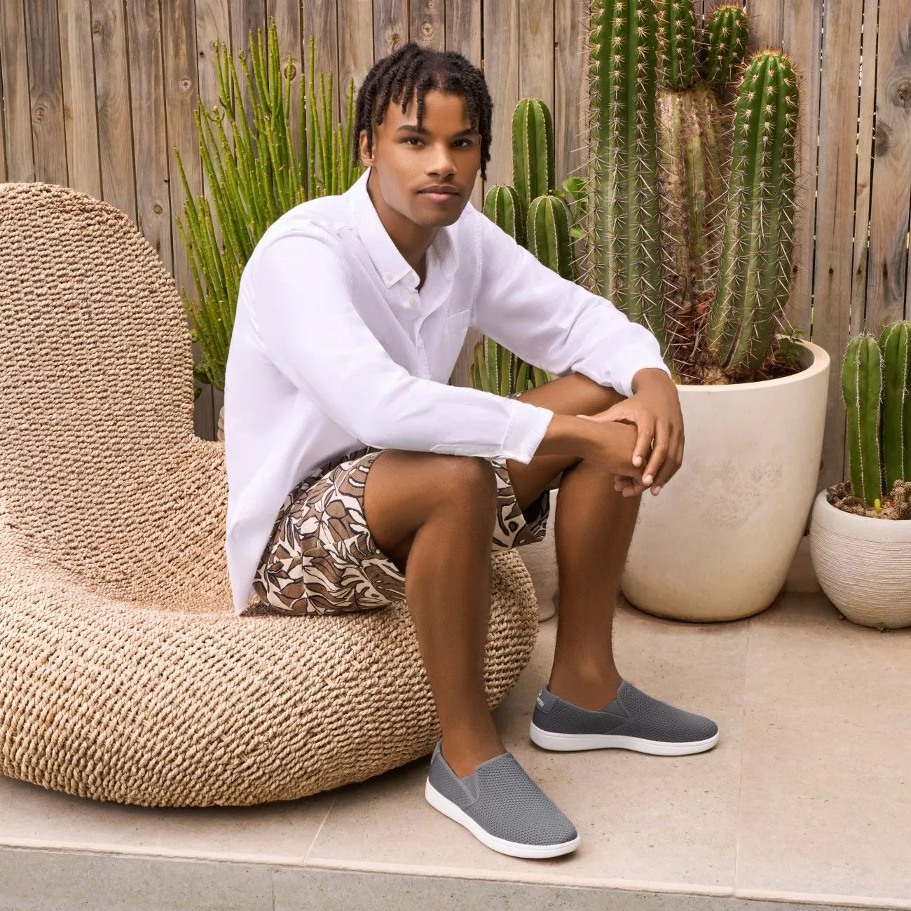 Wood Sneaker Slip-On Men free move