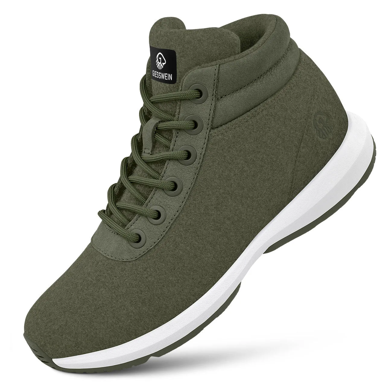 Wool Sneaker High Top Men pure edge