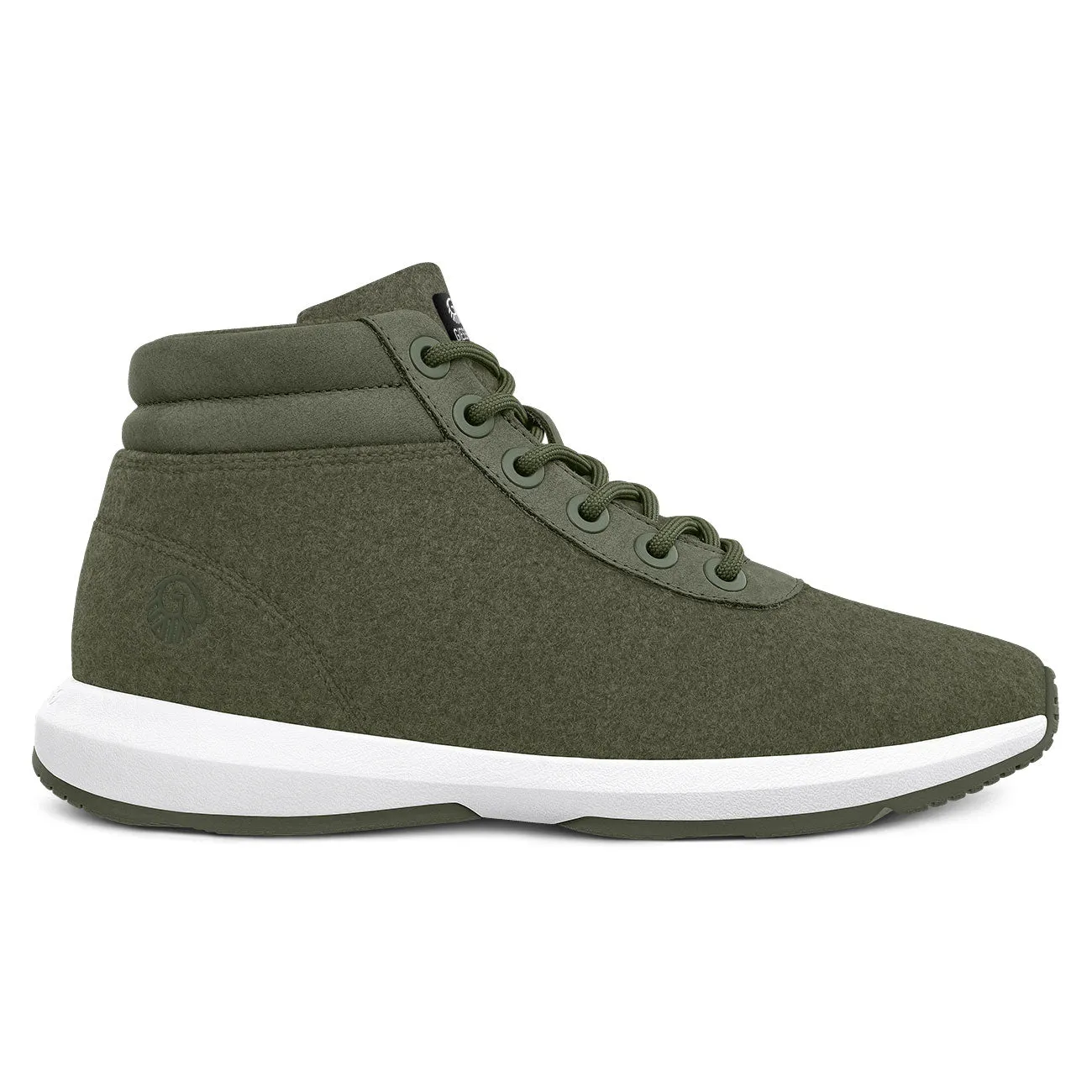Wool Sneaker High Top Men pure edge