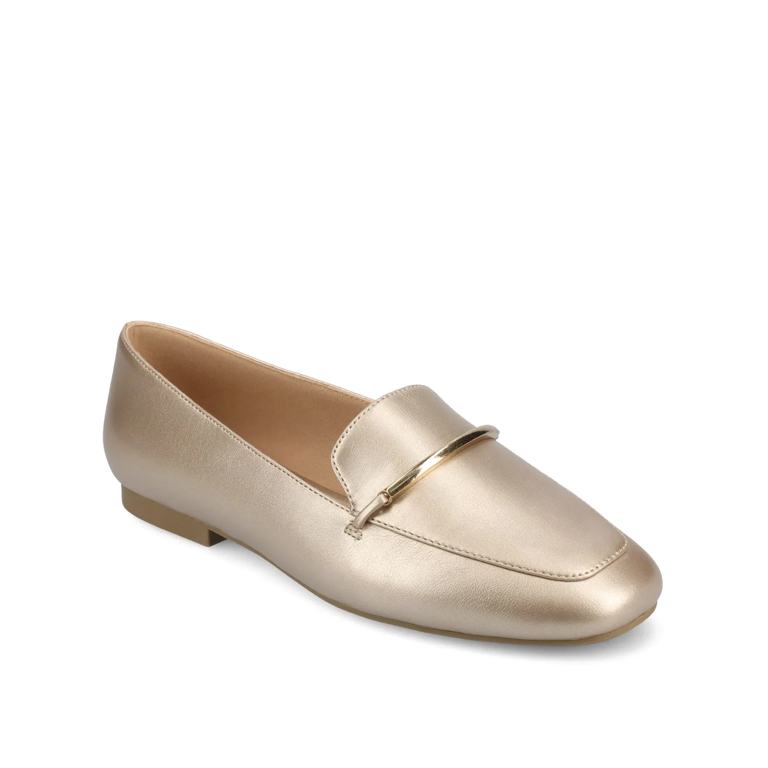 WRENN LOAFER FLATS IN FAUX LEATHER summer cool