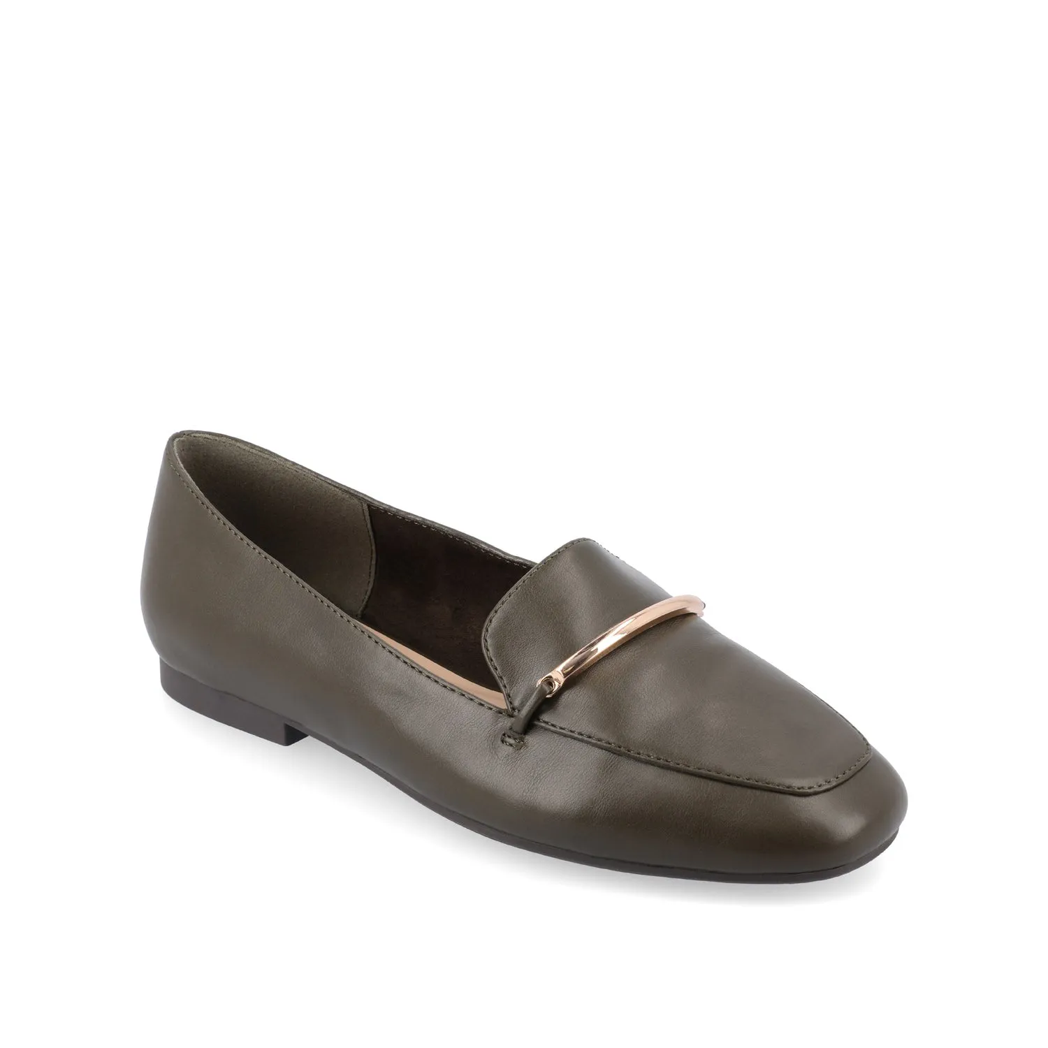 WRENN LOAFER FLATS IN FAUX LEATHER summer cool