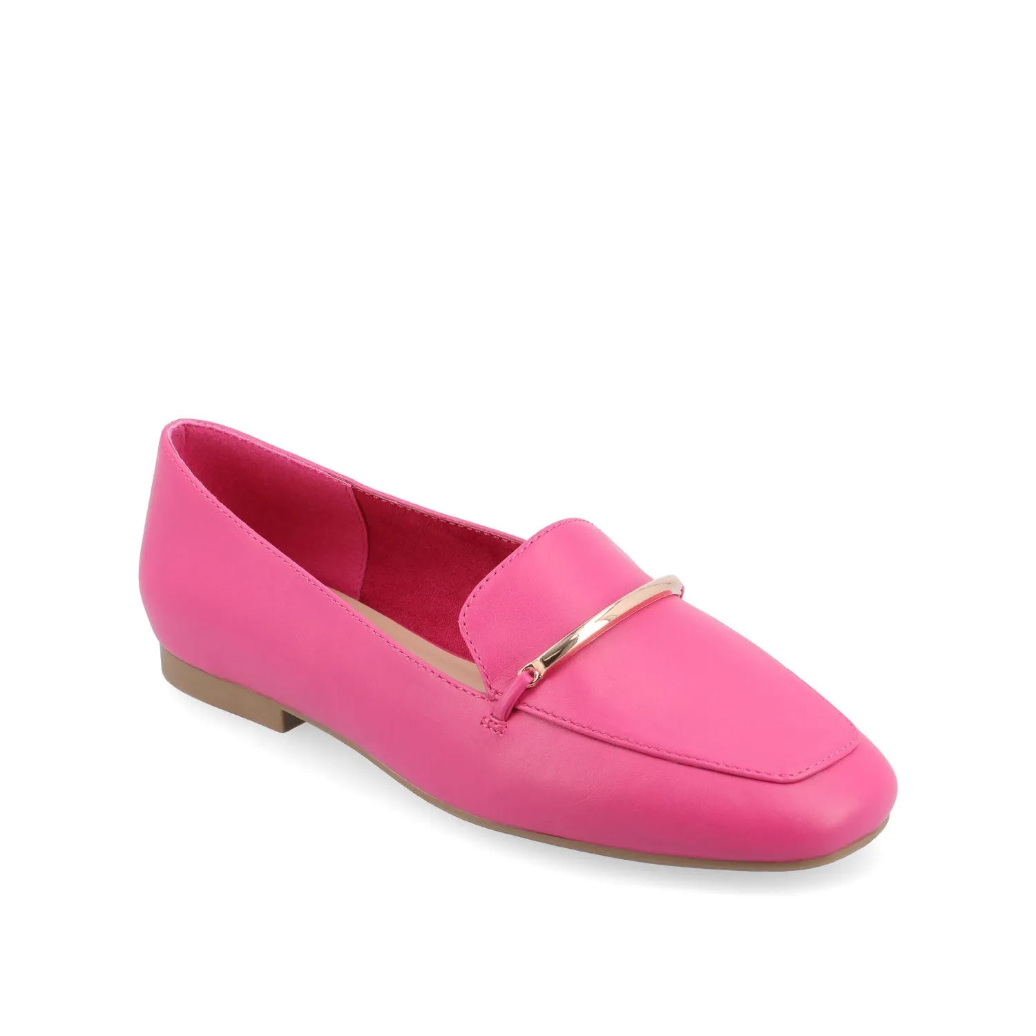 WRENN LOAFER FLATS IN FAUX LEATHER summer cool