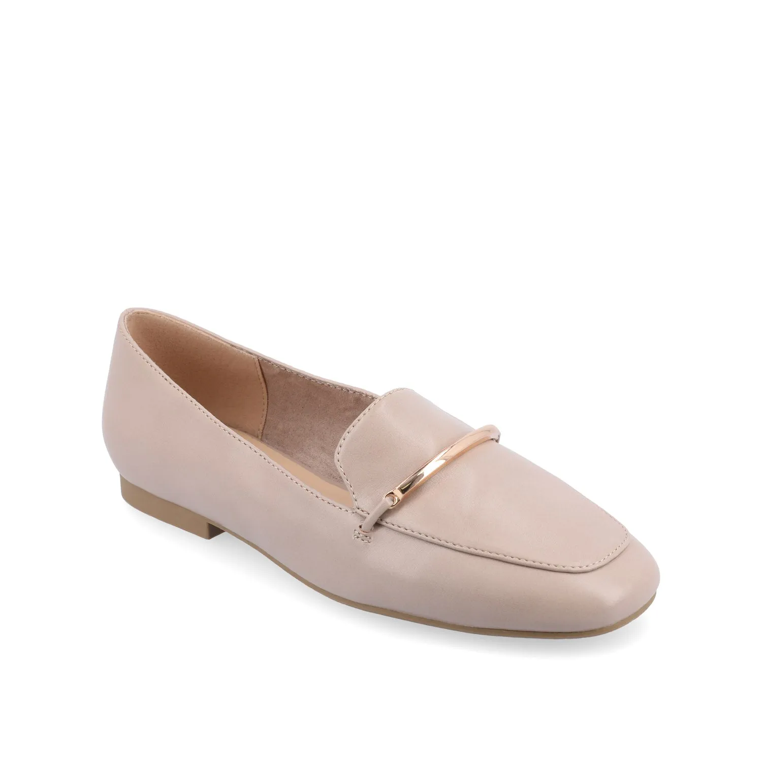 WRENN LOAFER FLATS IN FAUX LEATHER summer cool
