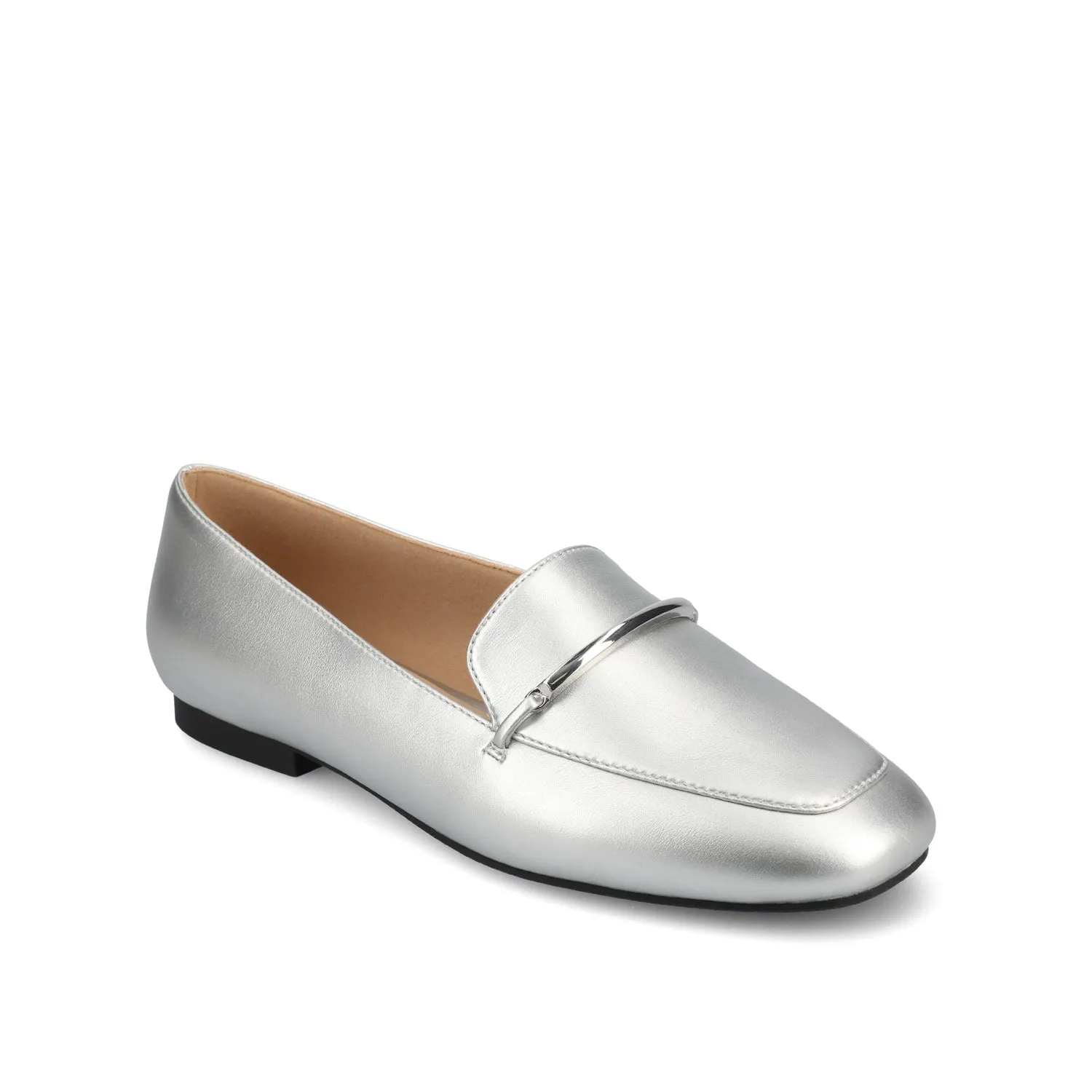 WRENN LOAFER FLATS IN FAUX LEATHER summer cool